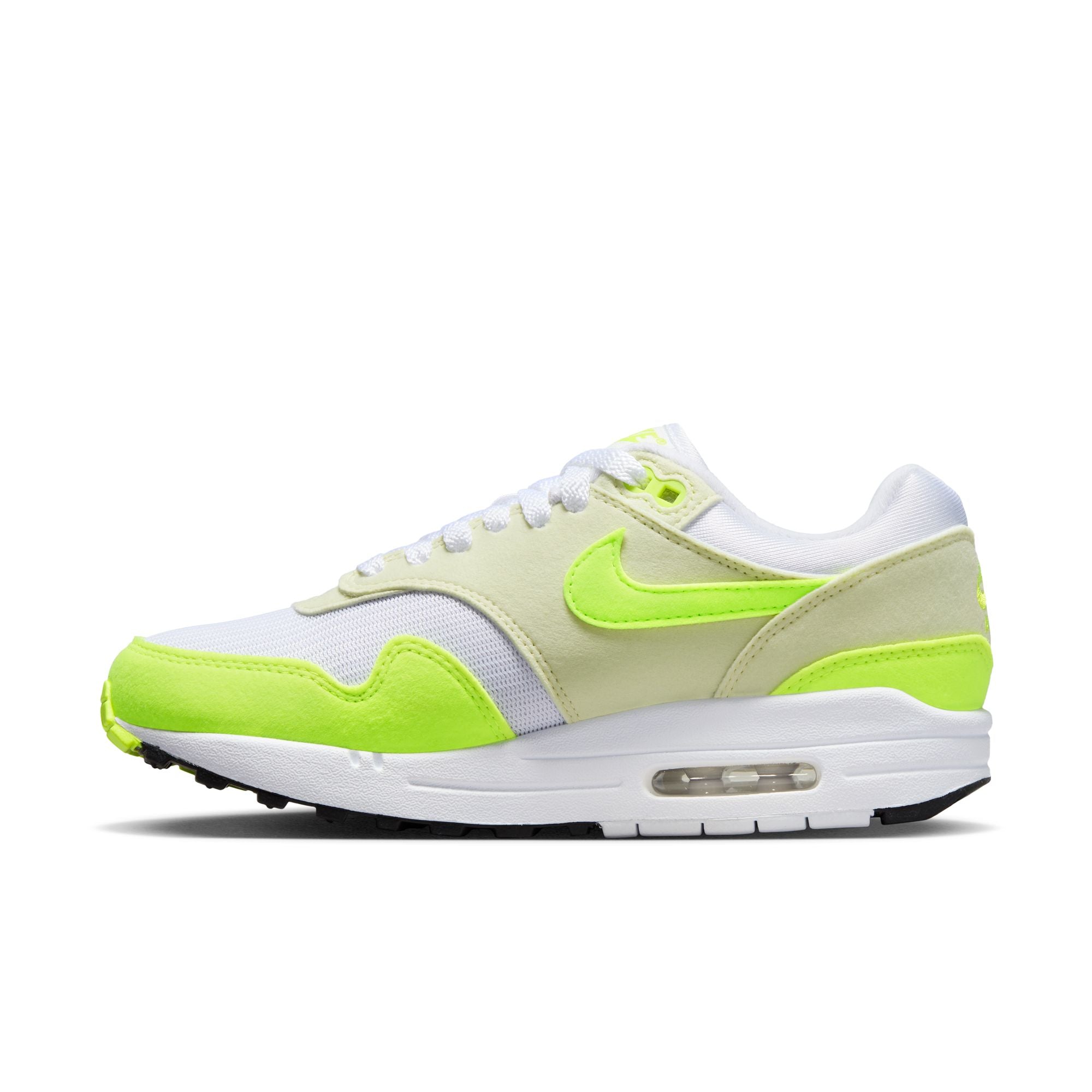 Womens Nike Air Max 1 'White Volt'