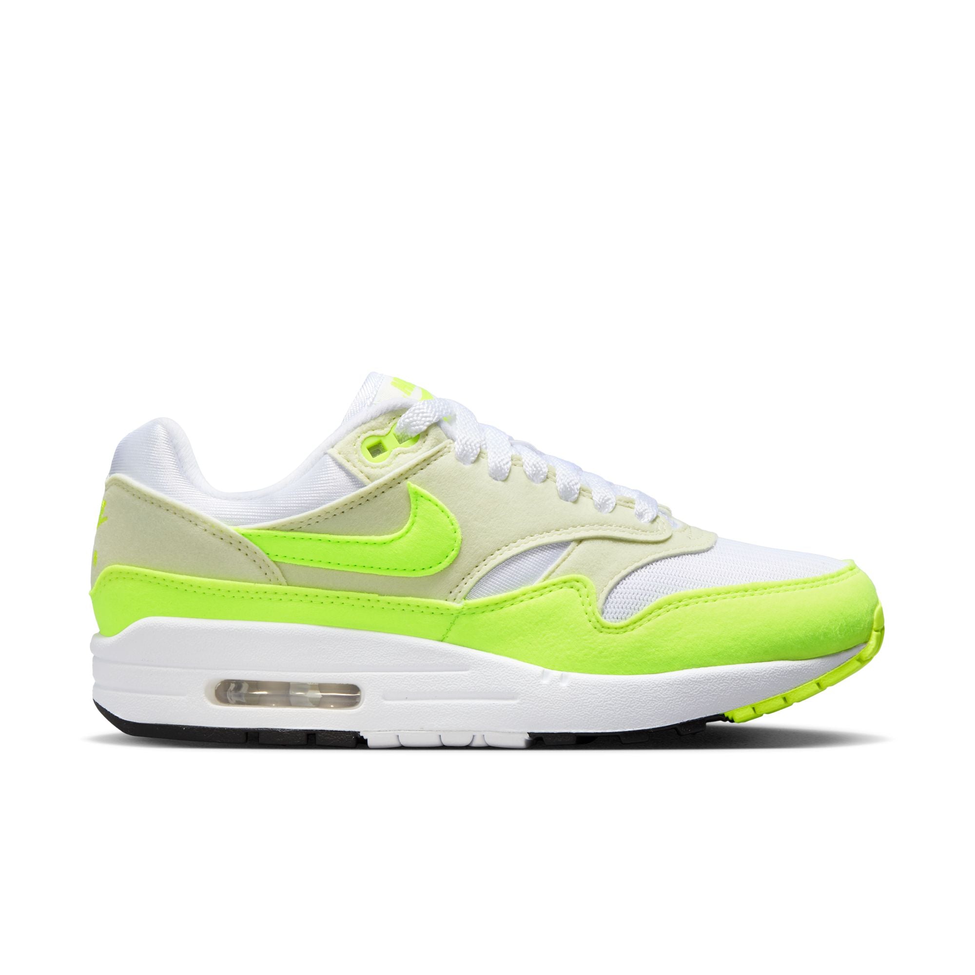 Womens Nike Air Max 1 'White Volt'