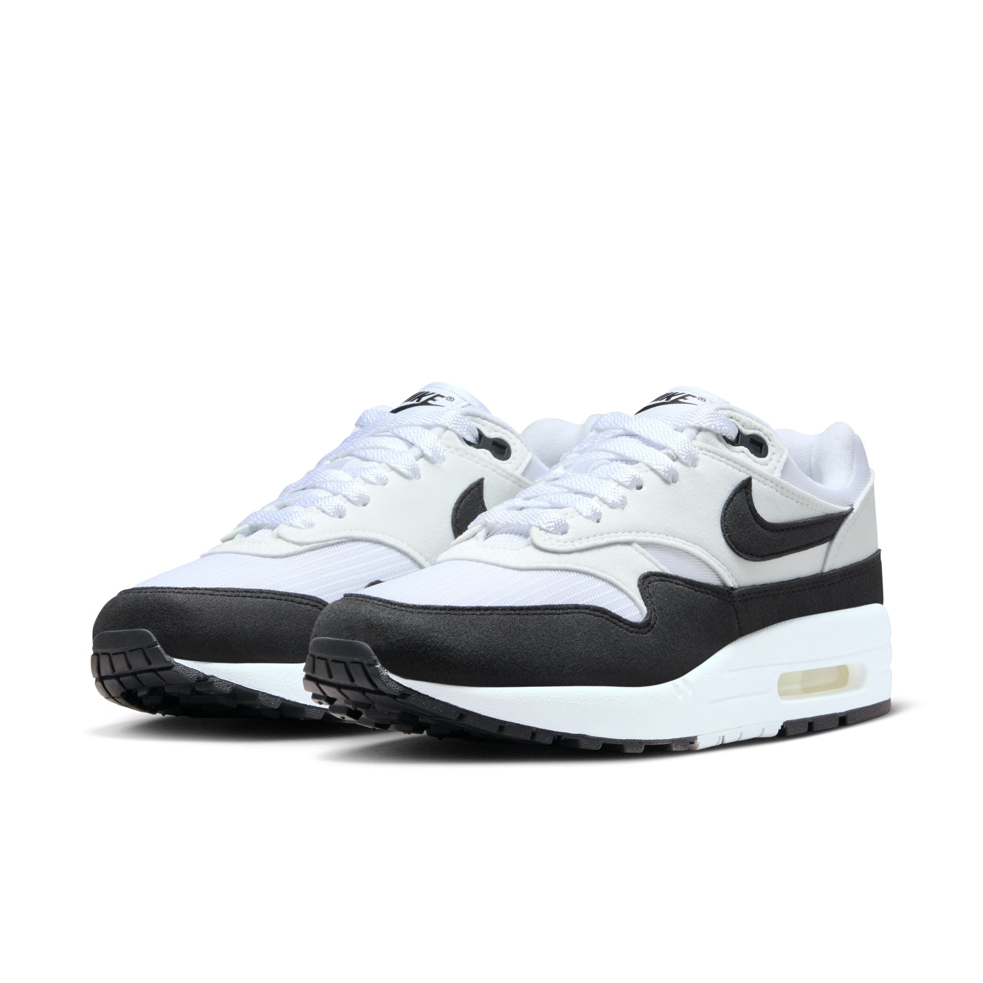 Womens Nike Air Max 1 'White/Black'