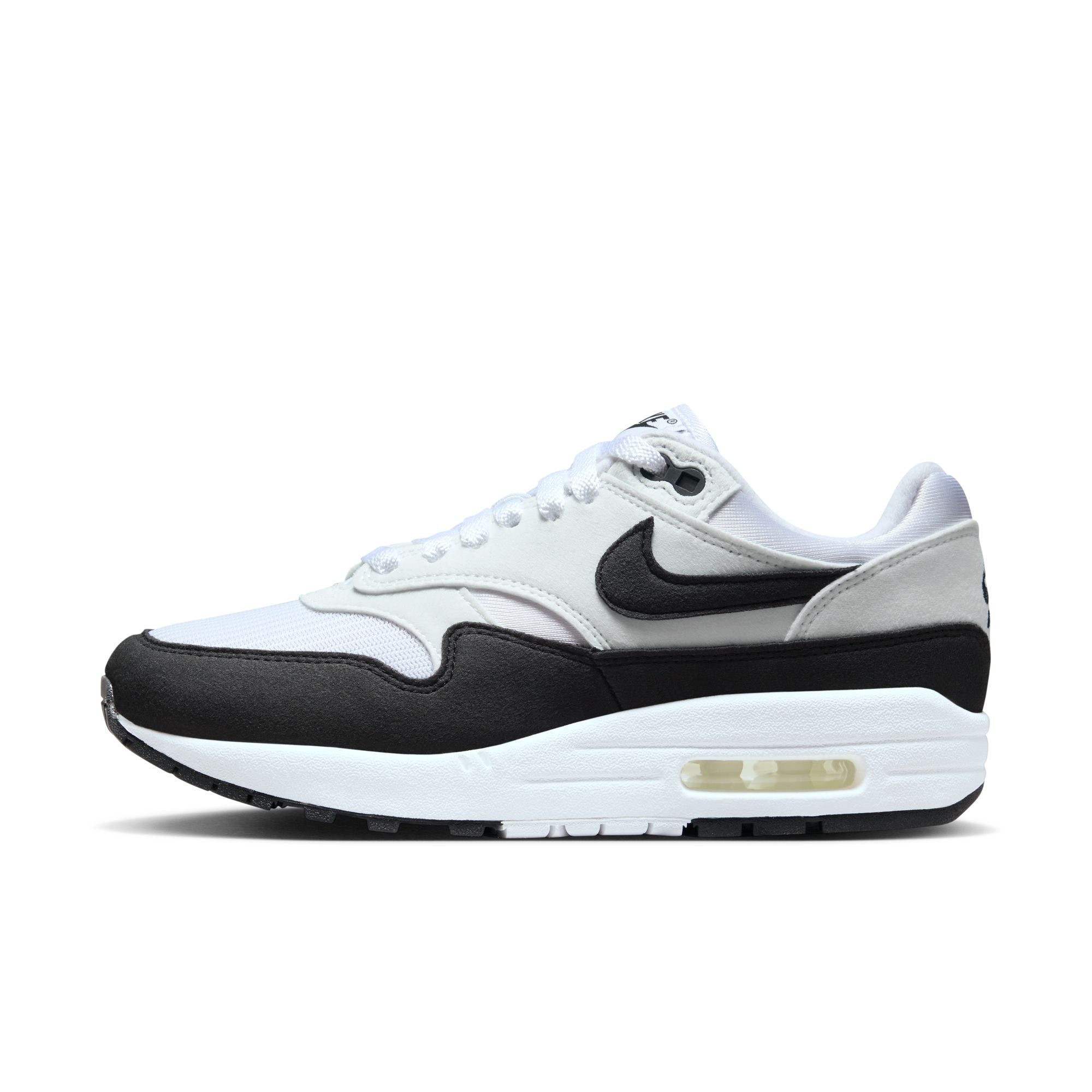 Womens Nike Air Max 1 'White/Black'
