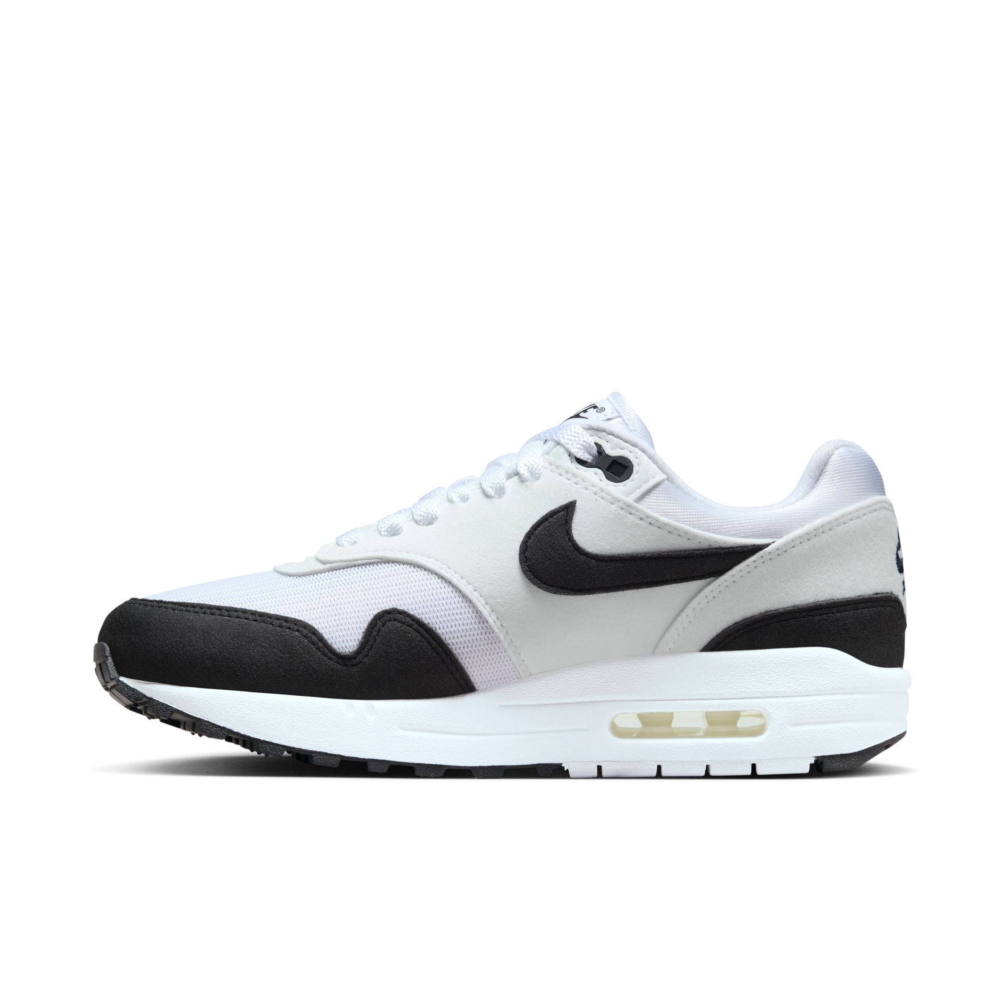 Womens Nike Air Max 1 'White/Black'