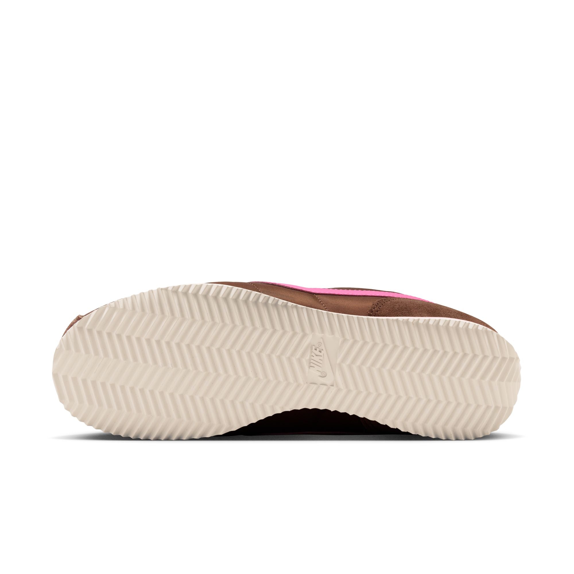 Womens Nike Cortez Textile 'Fauna Brown/Pink Spell'
