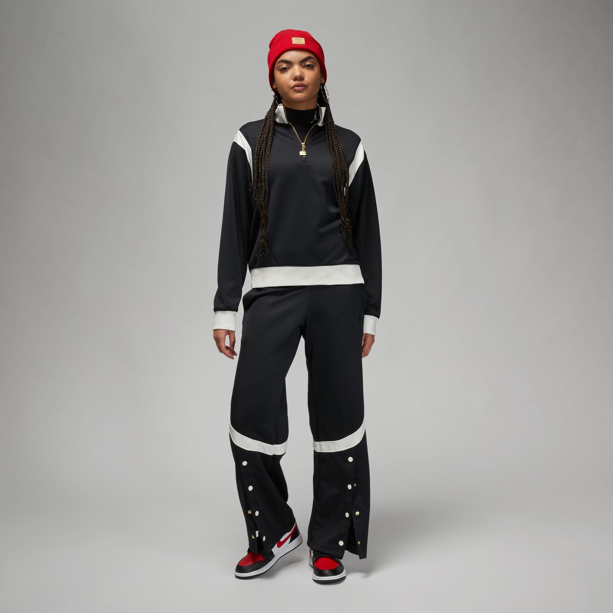 Womens Jordan (HER)itage Track Jacket 'Black'