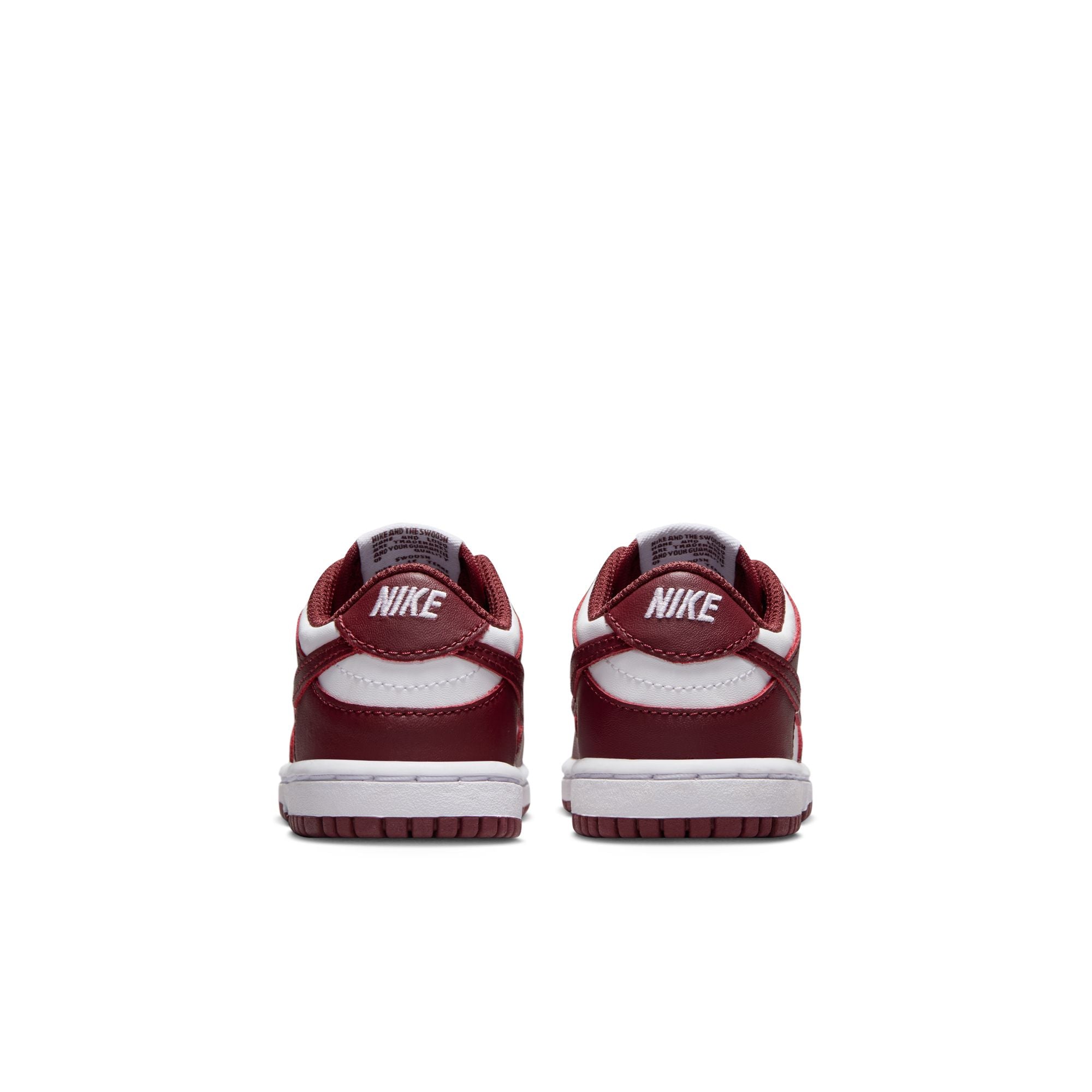 Youth Nike Dunk Low (TD) 'White/Redwood'