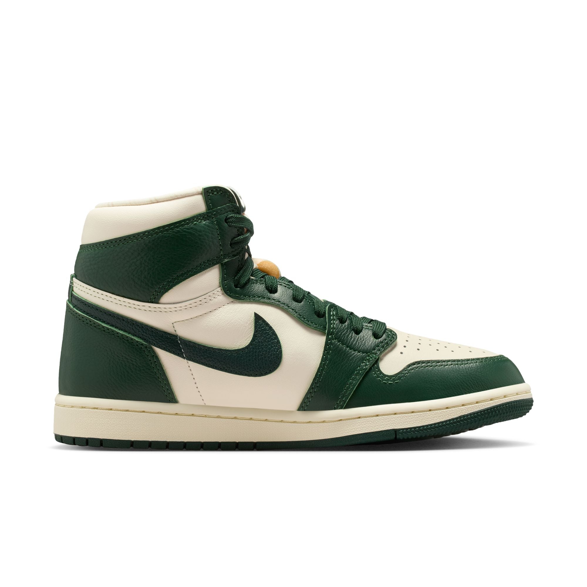 Womens Air Jordan 1 Retro High OG 'Pale Ivory/Pro Green'