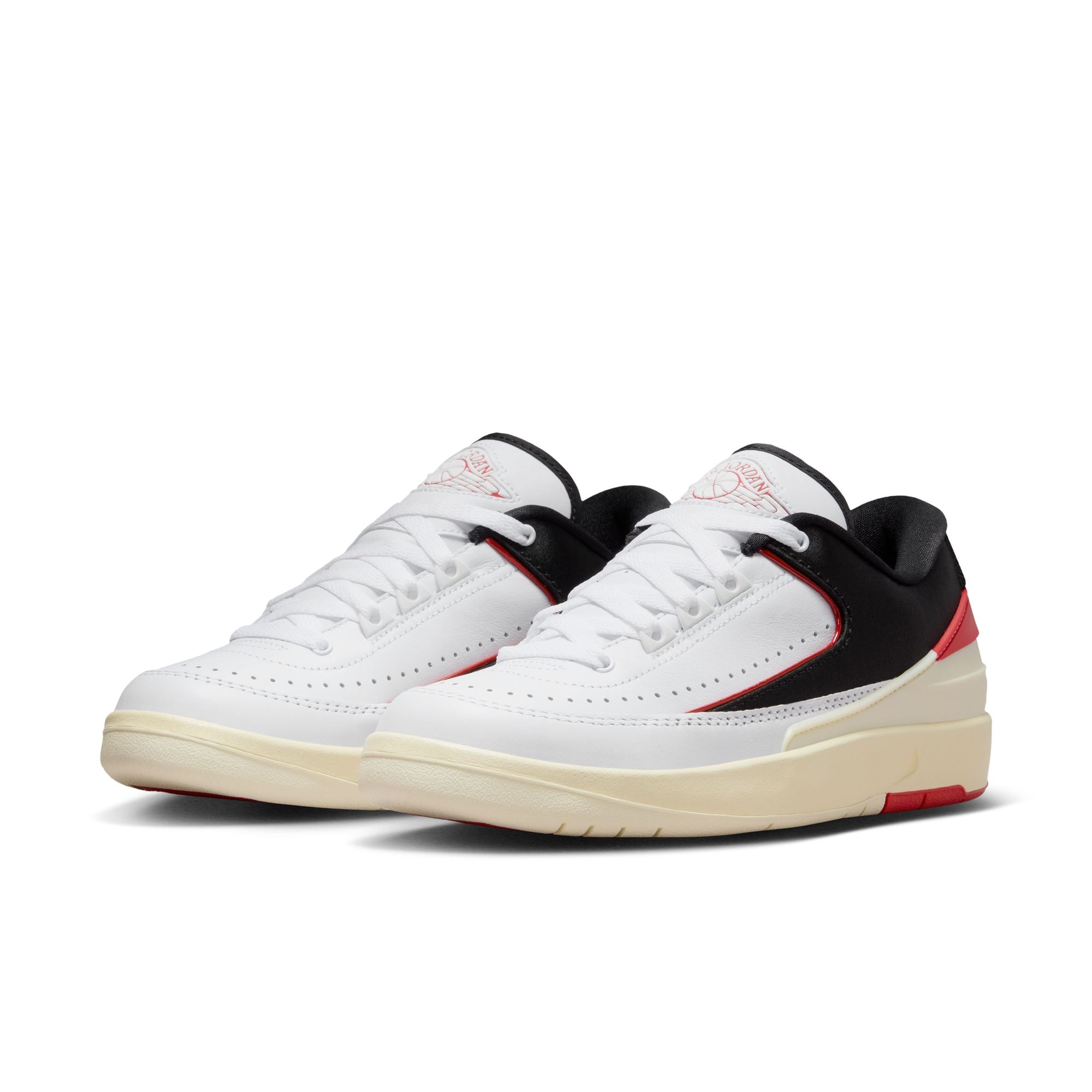 Womens Air Jordan 2 Low 'Black Satin'