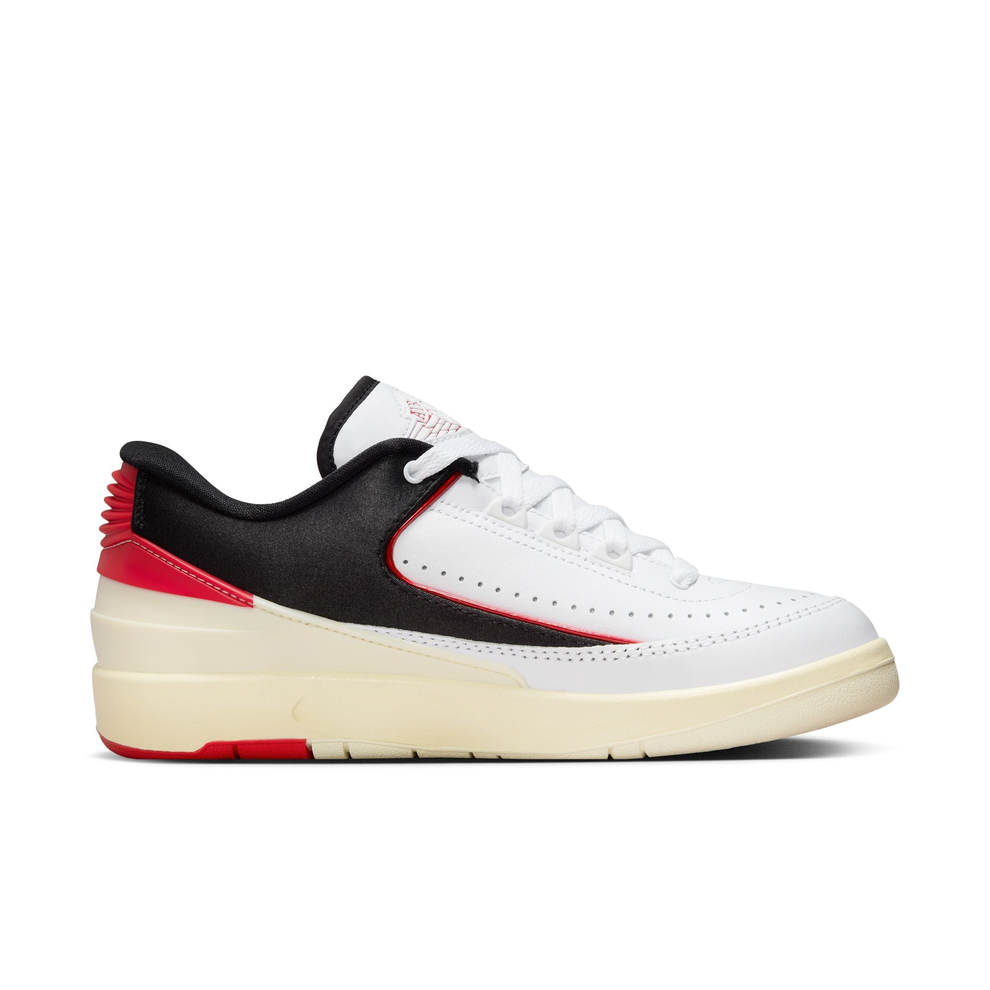 Womens Air Jordan 2 Low 'Black Satin'