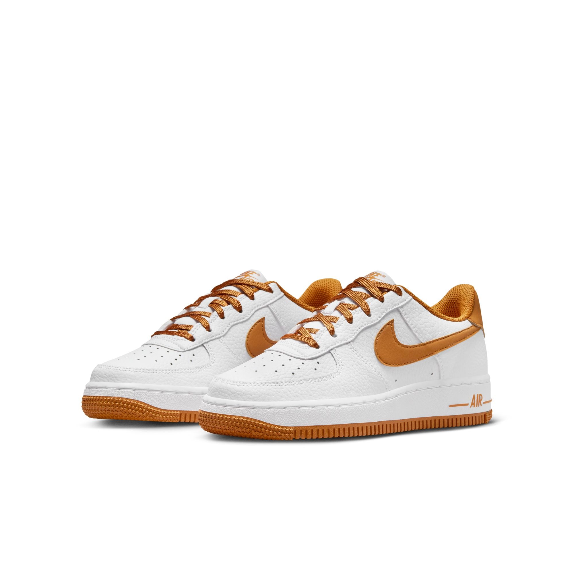 Youth Nike Air Force 1 (GS) 'White/Desert Ochre'