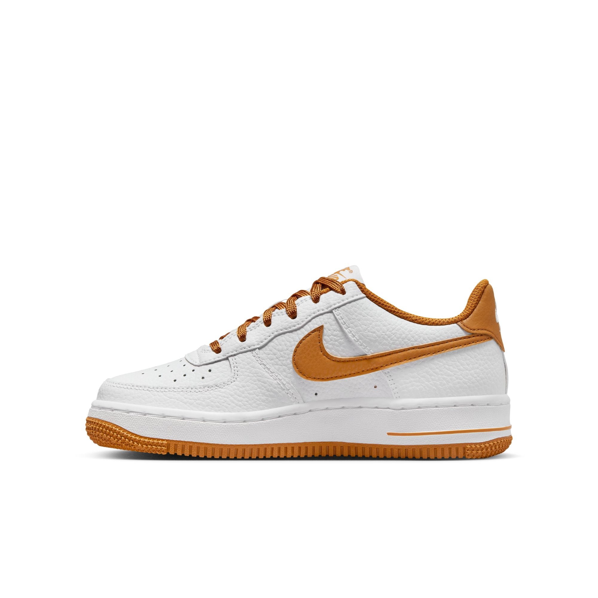 Youth Nike Air Force 1 (GS) 'White/Desert Ochre'