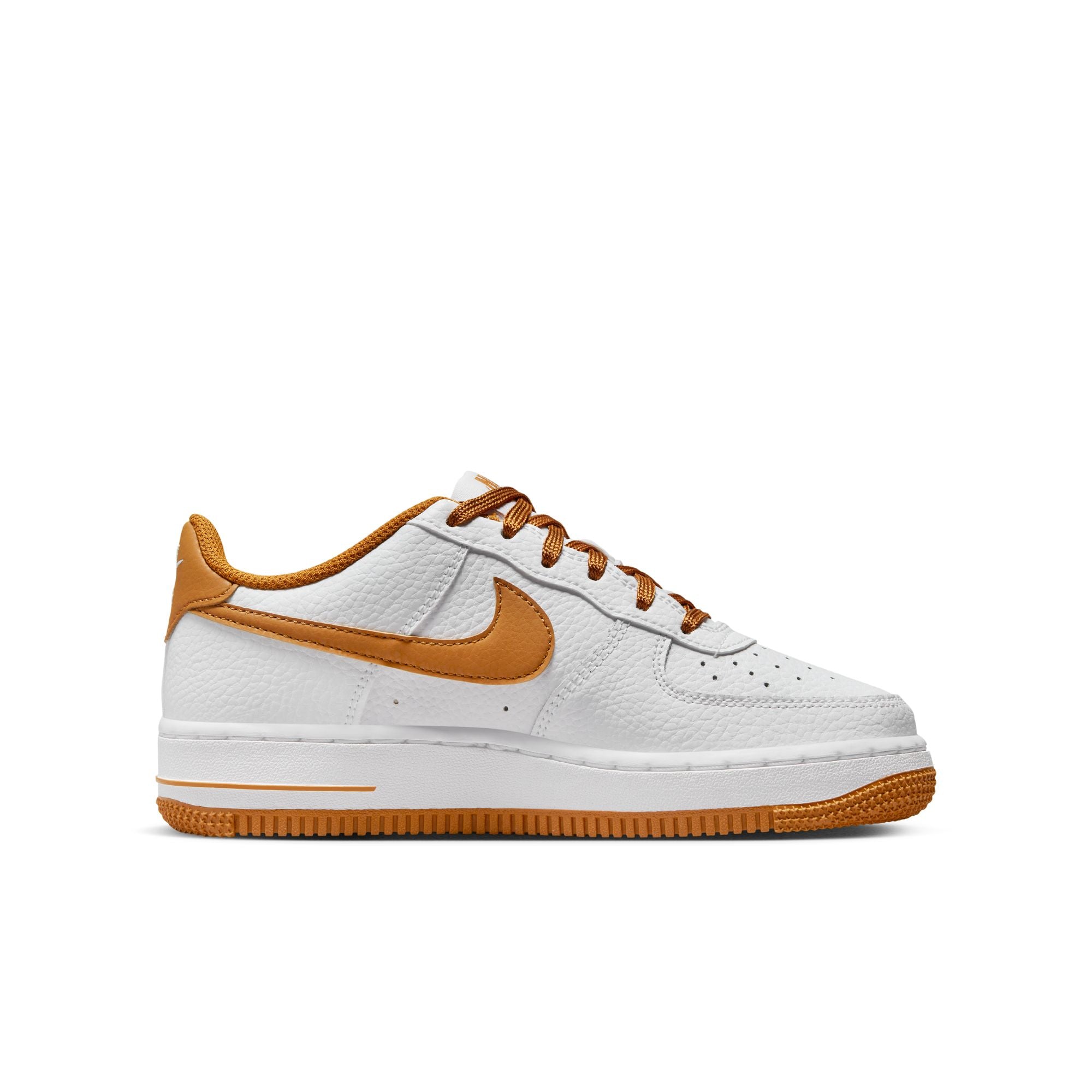 Youth Nike Air Force 1 (GS) 'White/Desert Ochre'