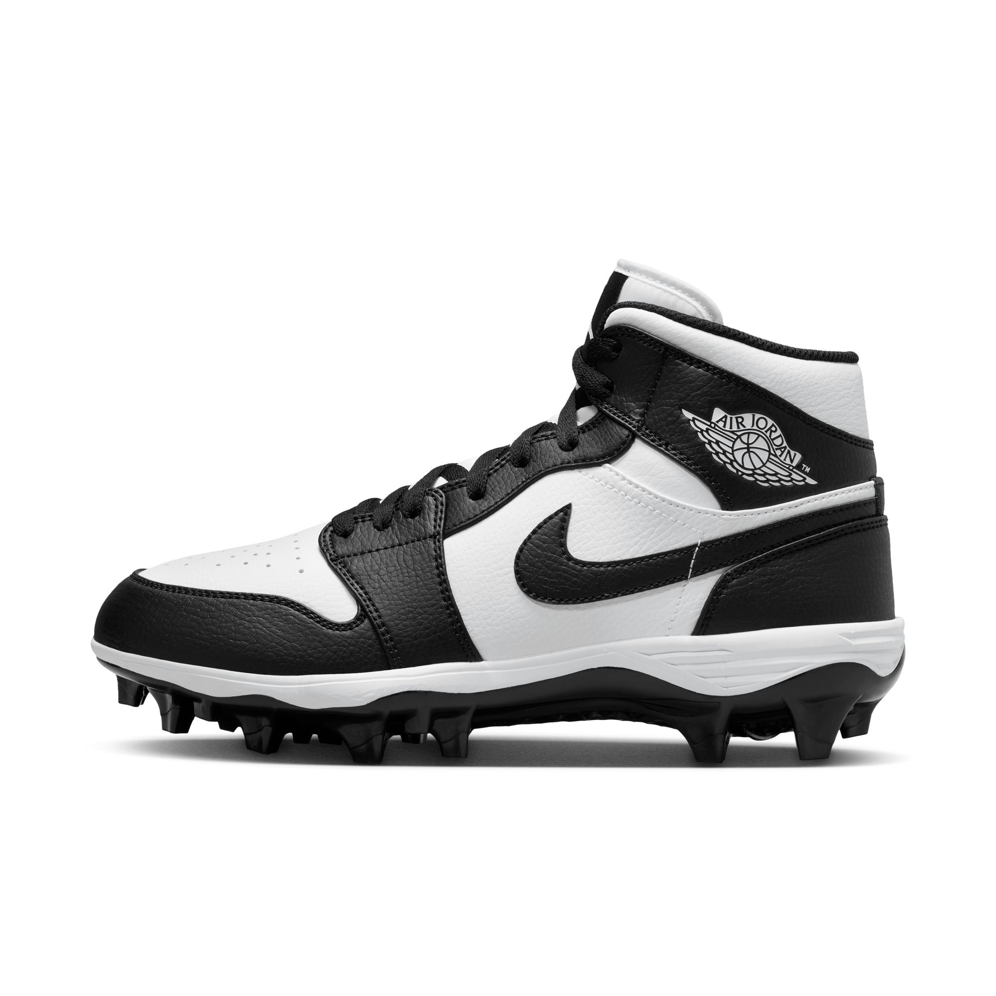 Air Jordan 1 Mid TD Cleat 'White/Black'