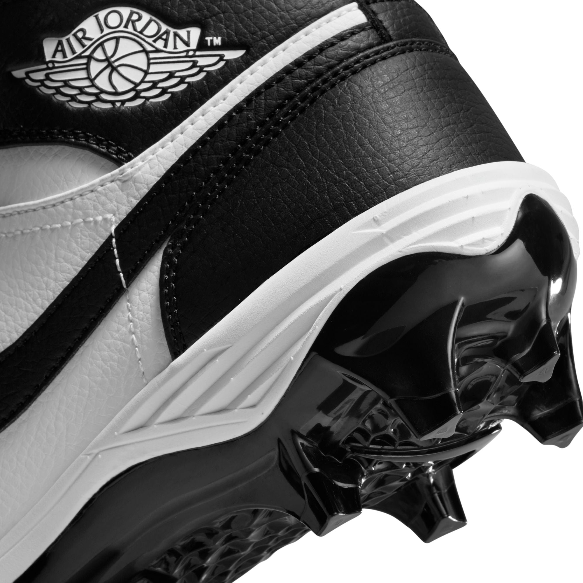 Air Jordan 1 Mid TD Cleat 'White/Black'