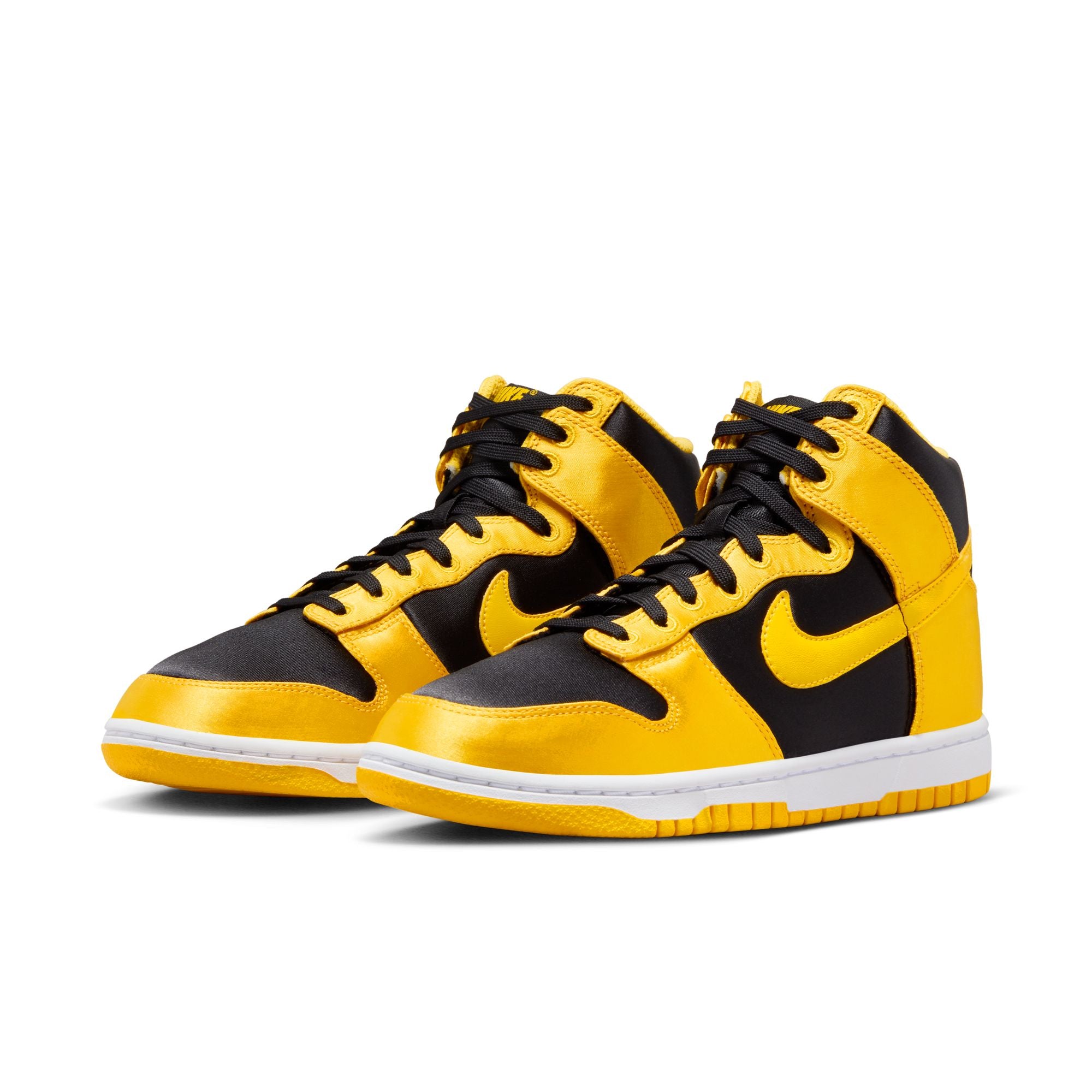 Womens Nike Dunk High 'Goldenrod Satin'