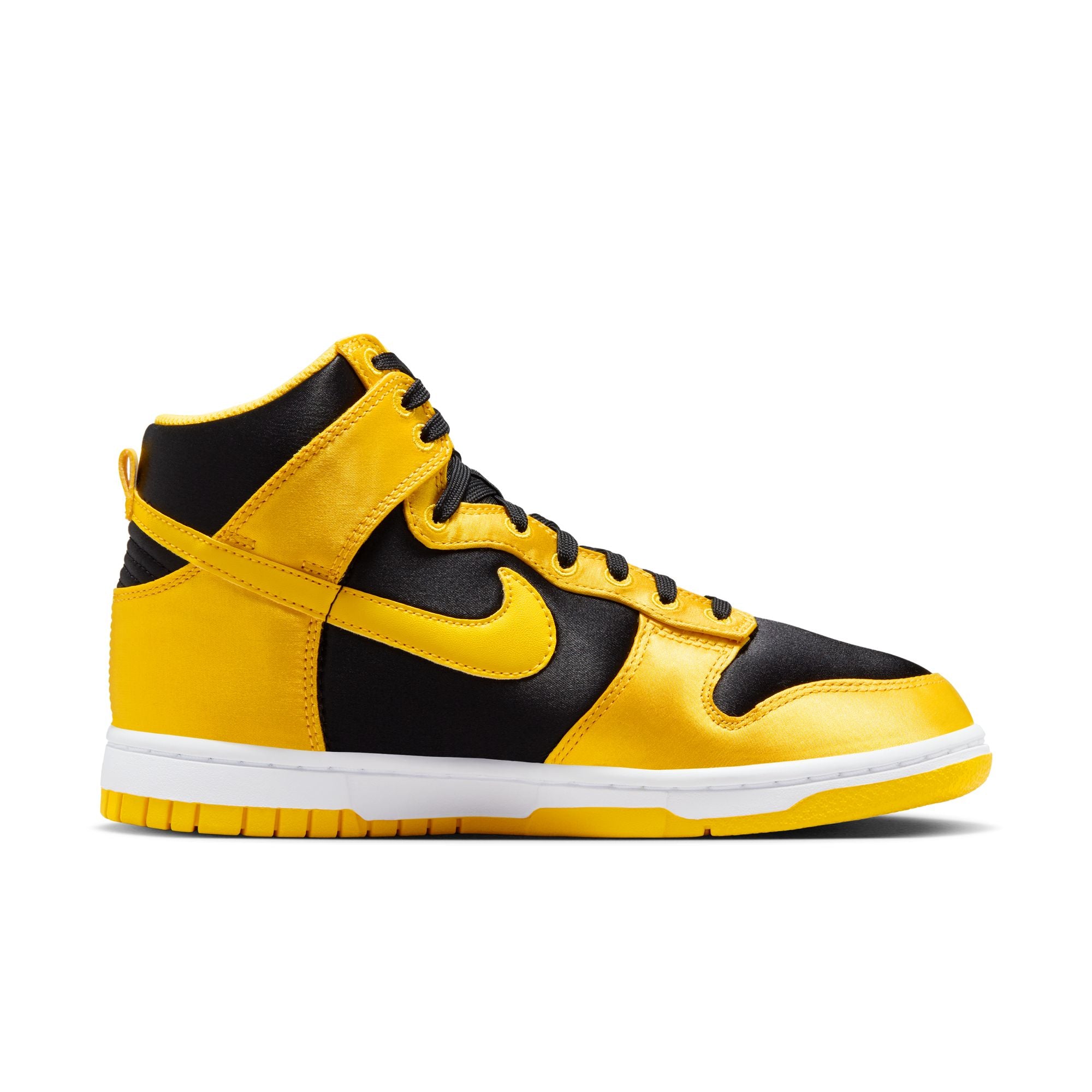 Womens Nike Dunk High 'Goldenrod Satin'