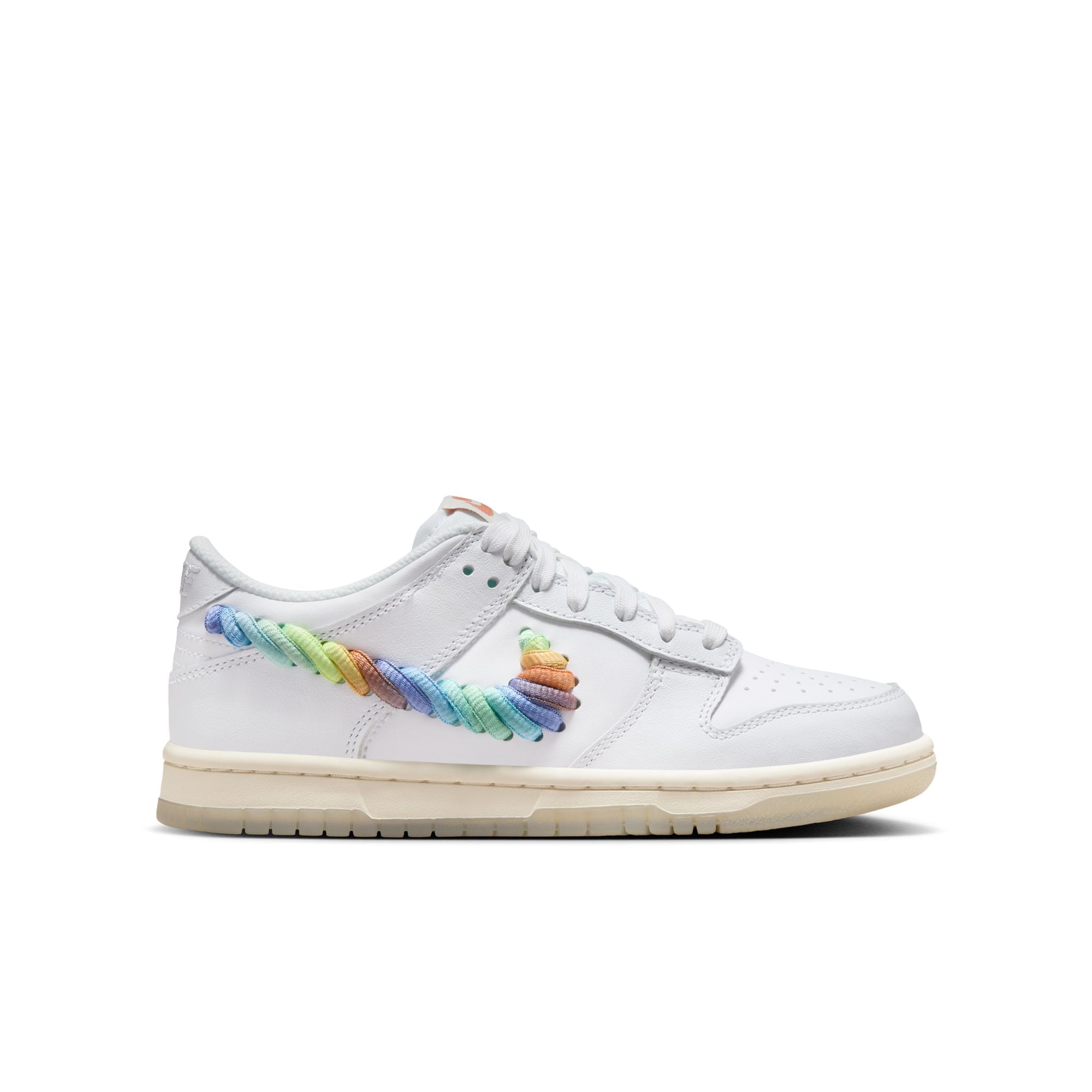 Youth Nike Dunk Low SE 'Rainbow Swoosh'