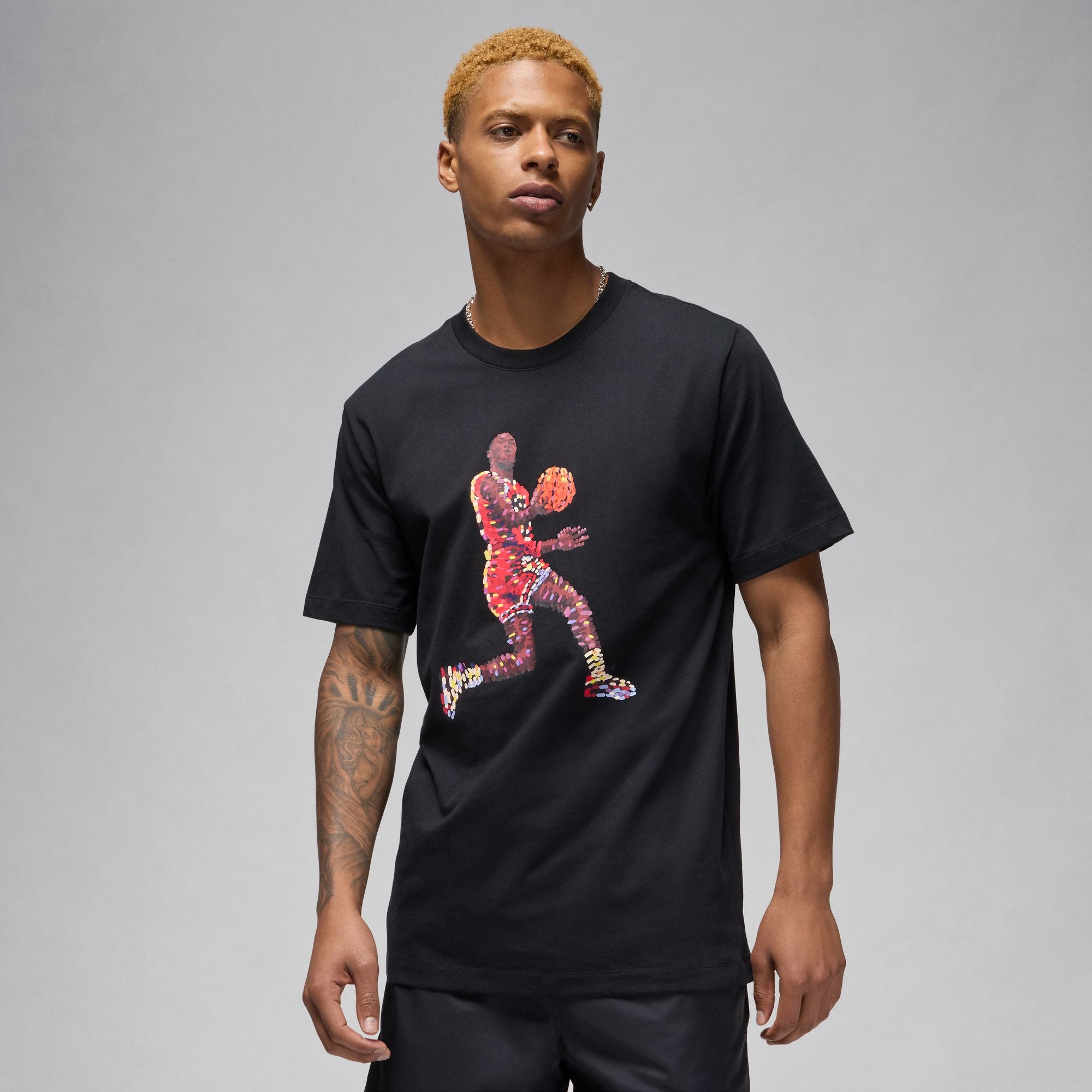 Jordan Flight Essentials T-Shirt 'Black/White'