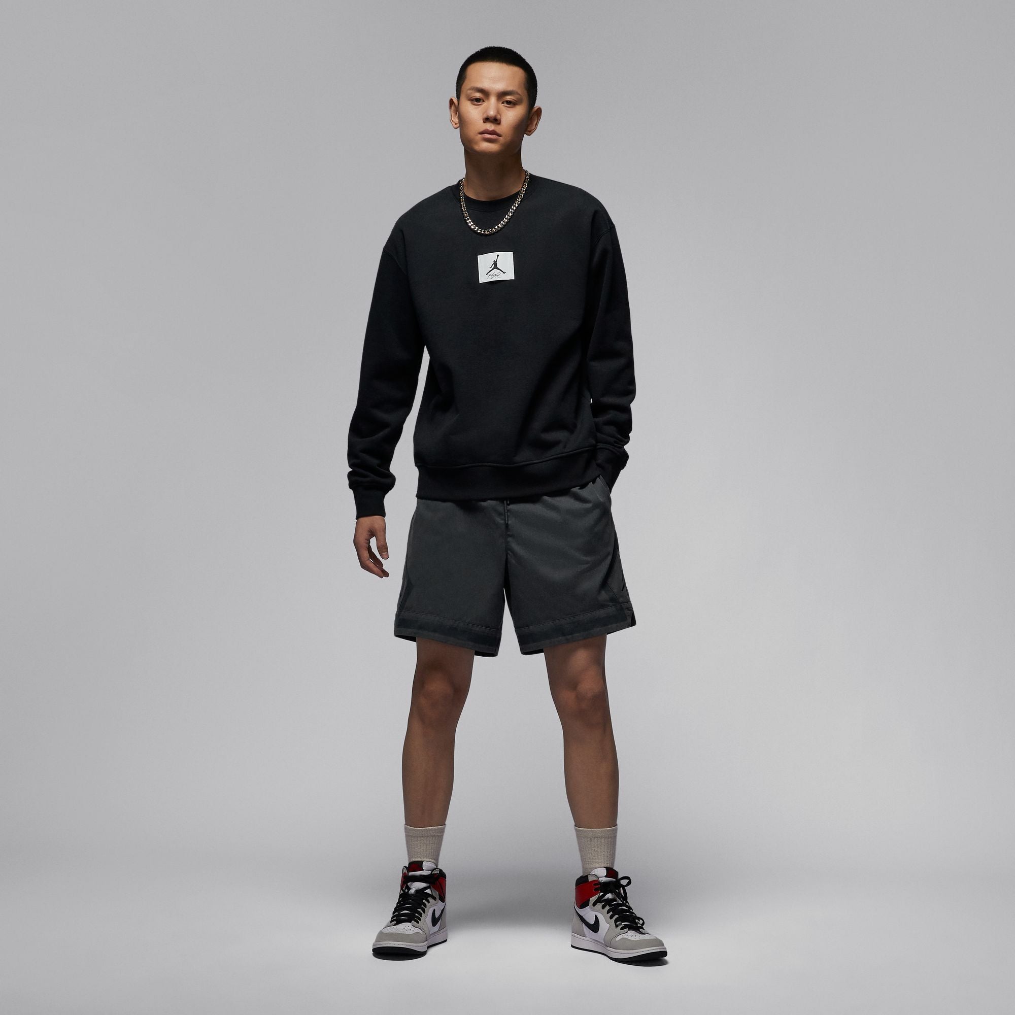 Jordan Essentials Diamond Shorts 'Dark Smoke Grey'