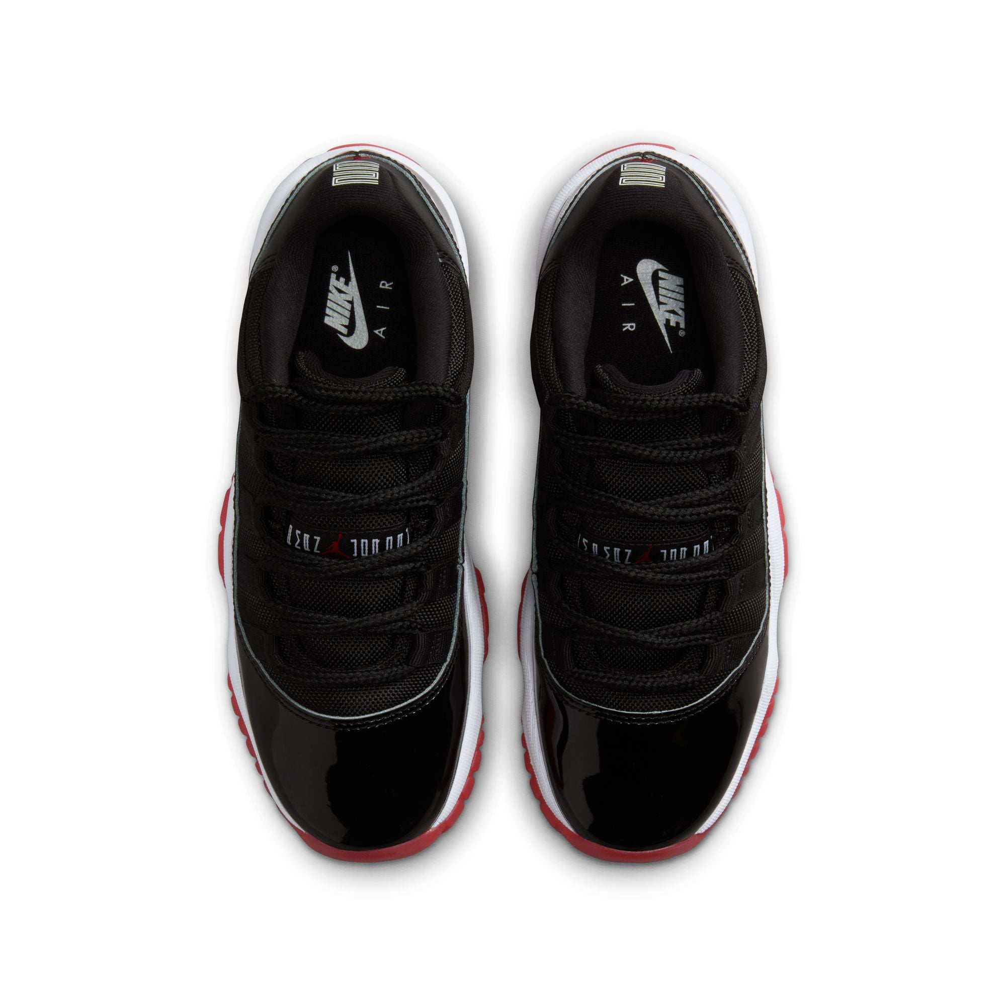 Youth Air Jordan 11 Retro Low 'Black/Varsity Red'