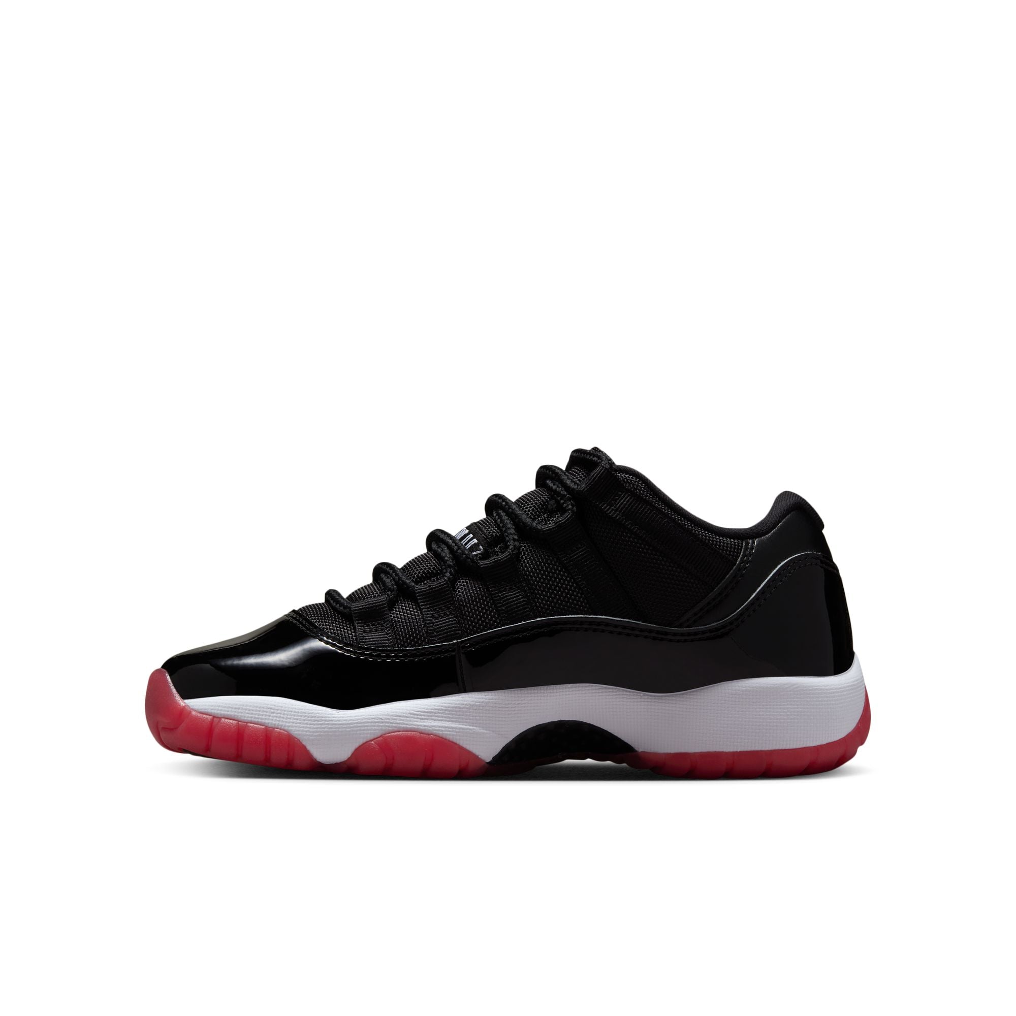 Youth Air Jordan 11 Retro Low 'Black/Varsity Red'