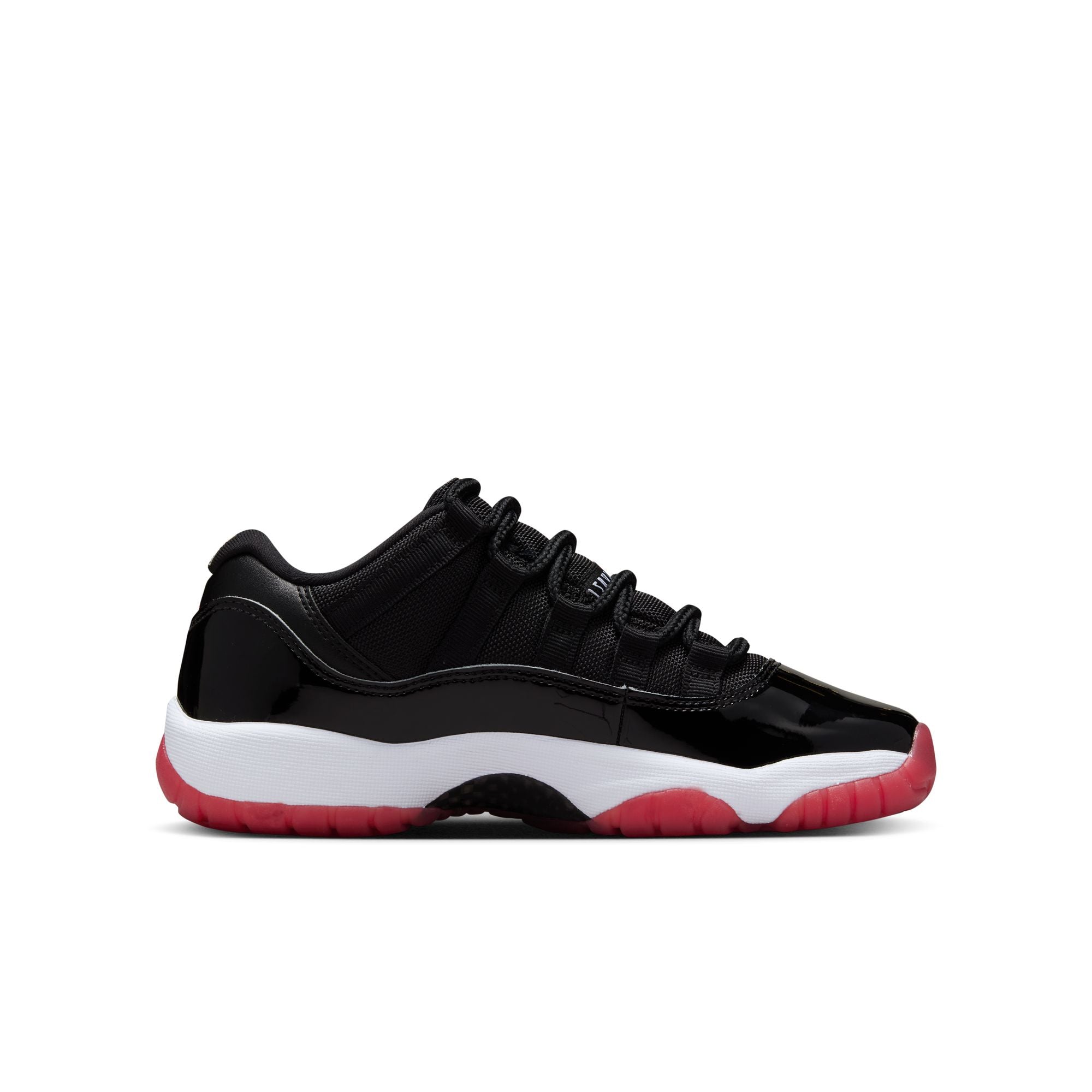 Youth Air Jordan 11 Retro Low 'Black/Varsity Red'
