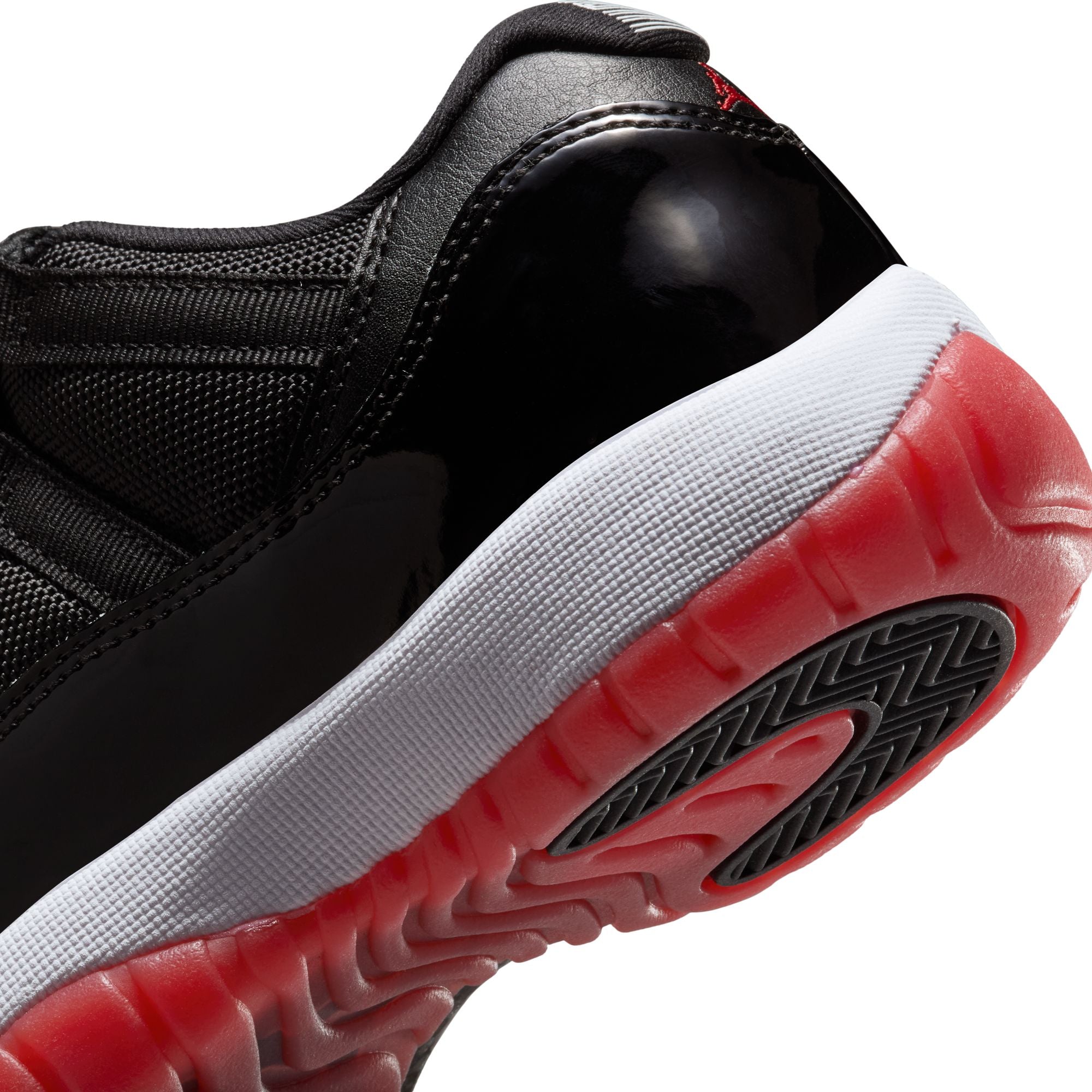 Youth Air Jordan 11 Retro Low 'Black/Varsity Red'