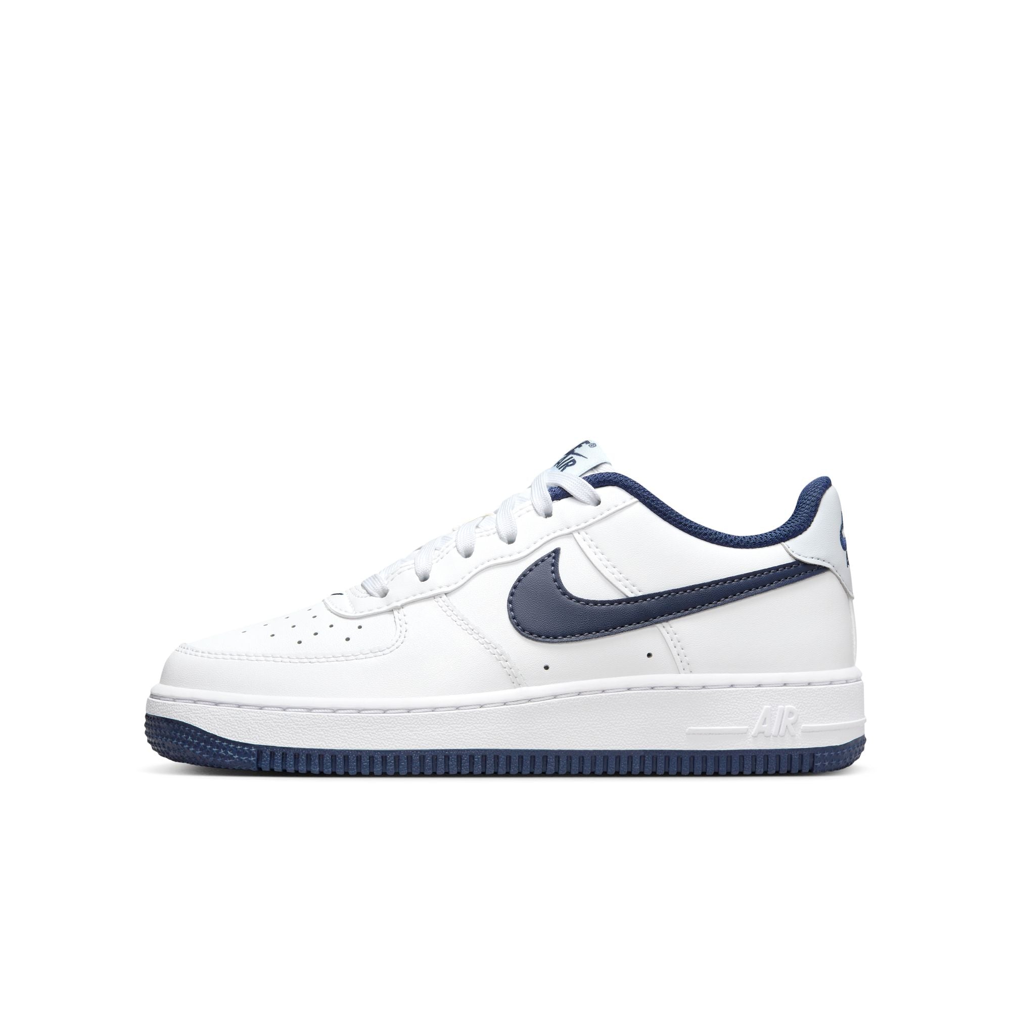 Youth Air Force 1 'White/Midnight Navy'