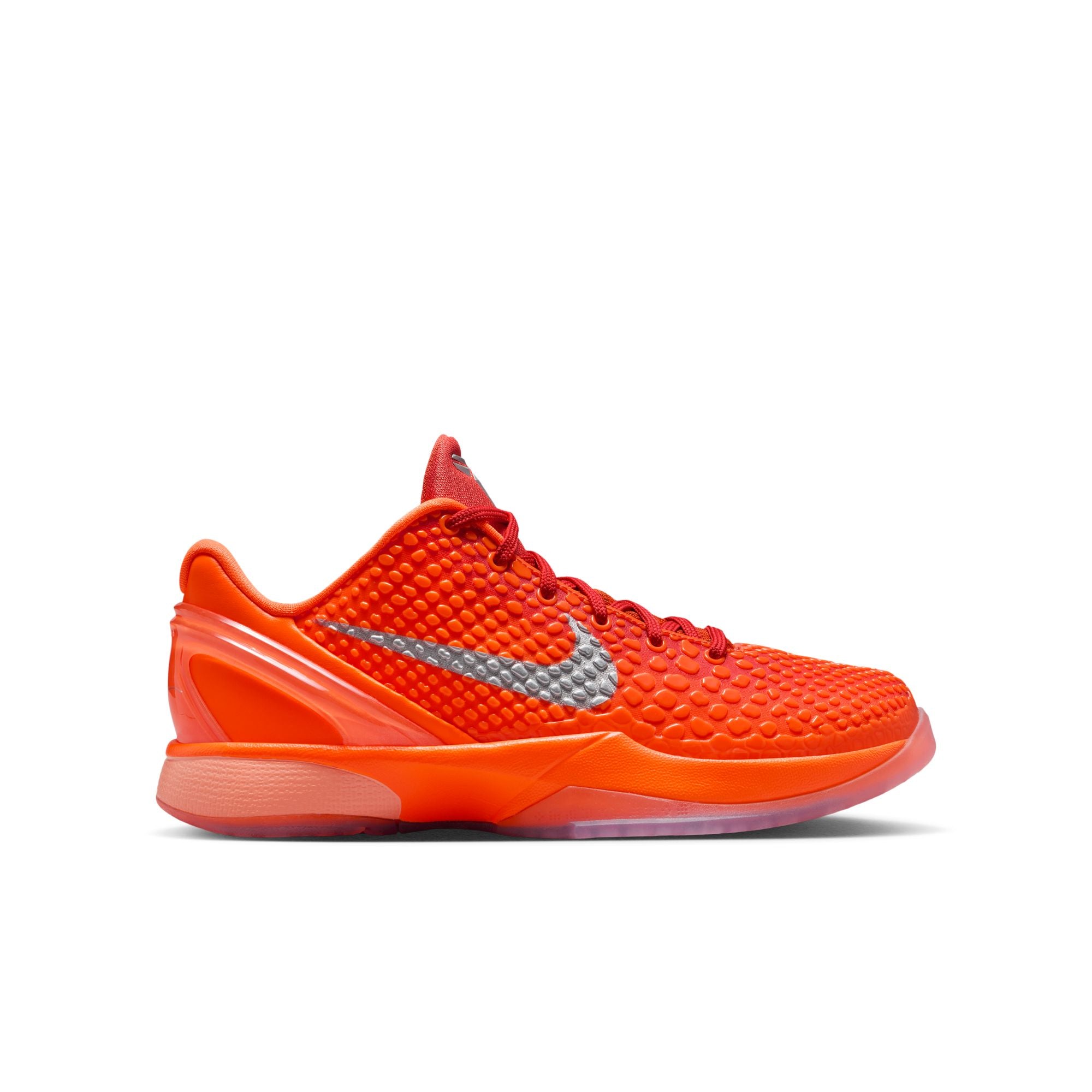 Youth Kobe VI ‘Orange/Metallic Silver'