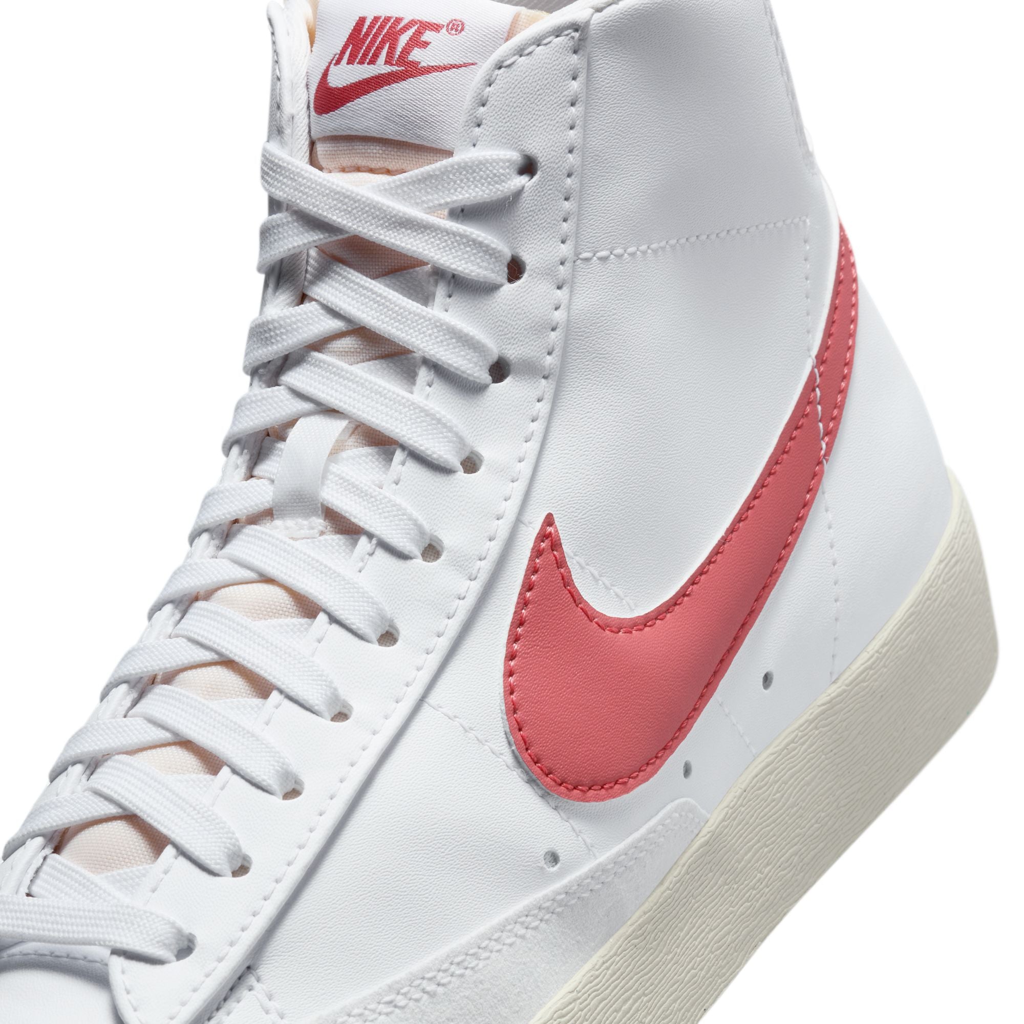 Womens Nike Blazer Mid '77 'White/Adobe Red'