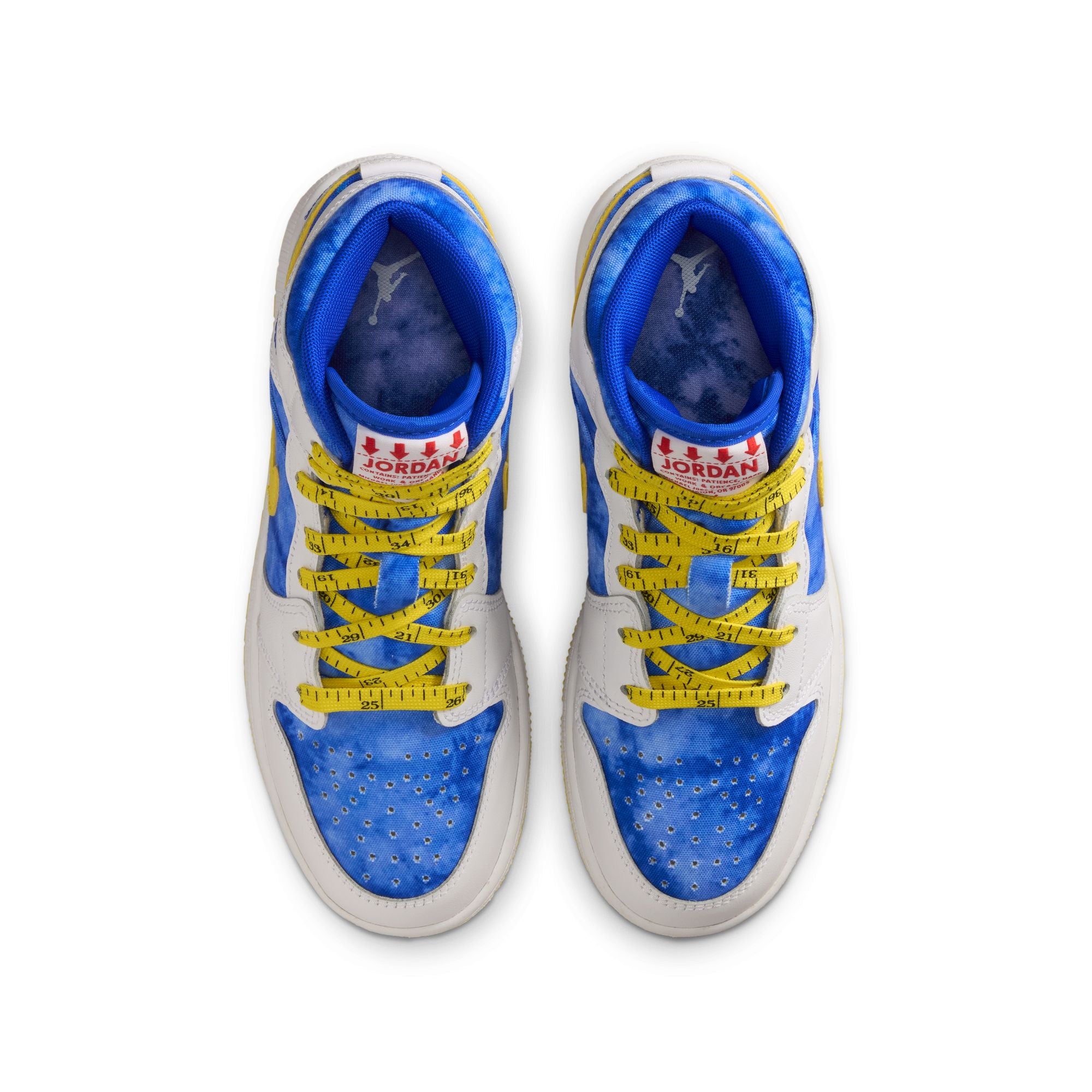 Youth Air Jordan 1 Mid Sneaker School 'White/Racer Blue'