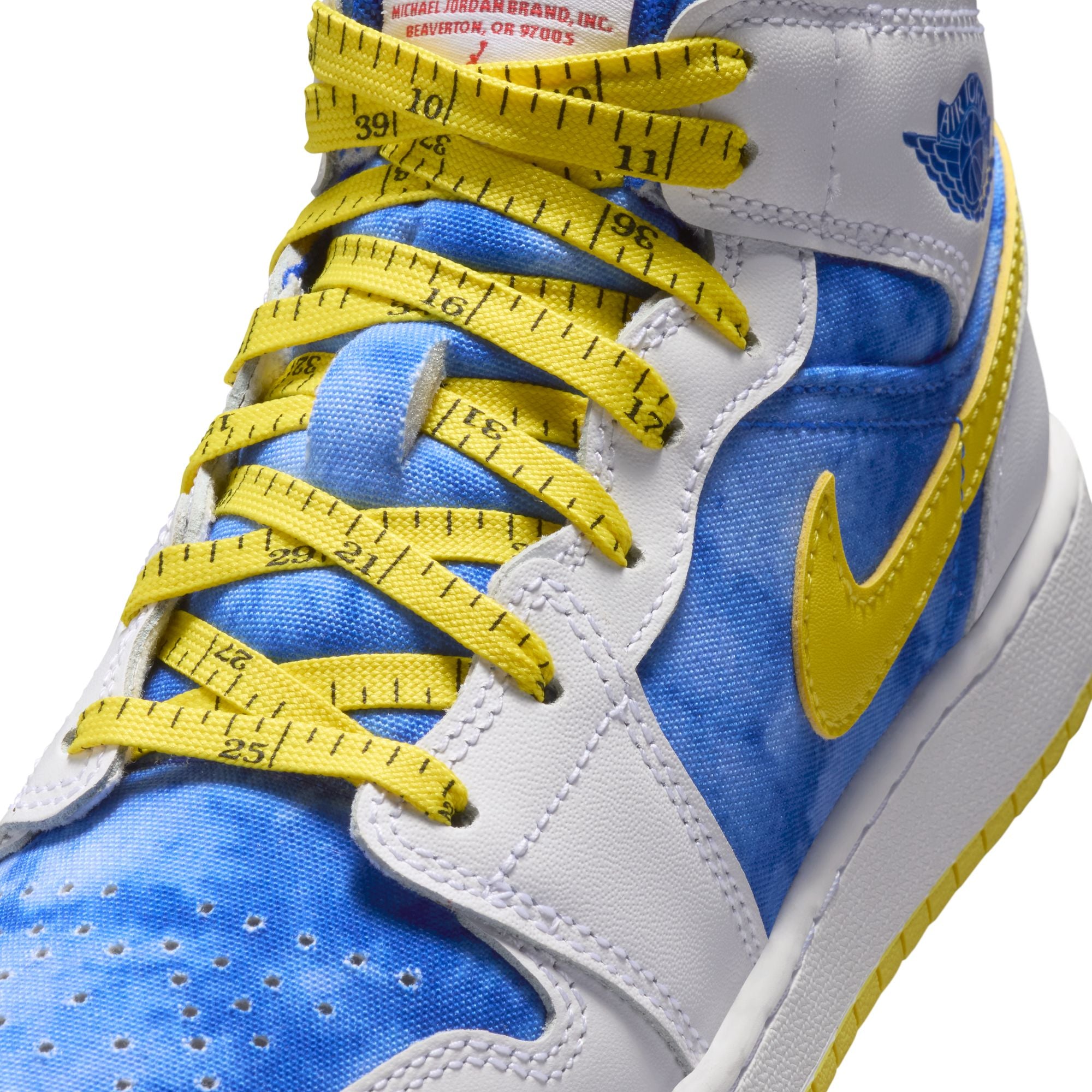 Youth Air Jordan 1 Mid Sneaker School 'White/Racer Blue'