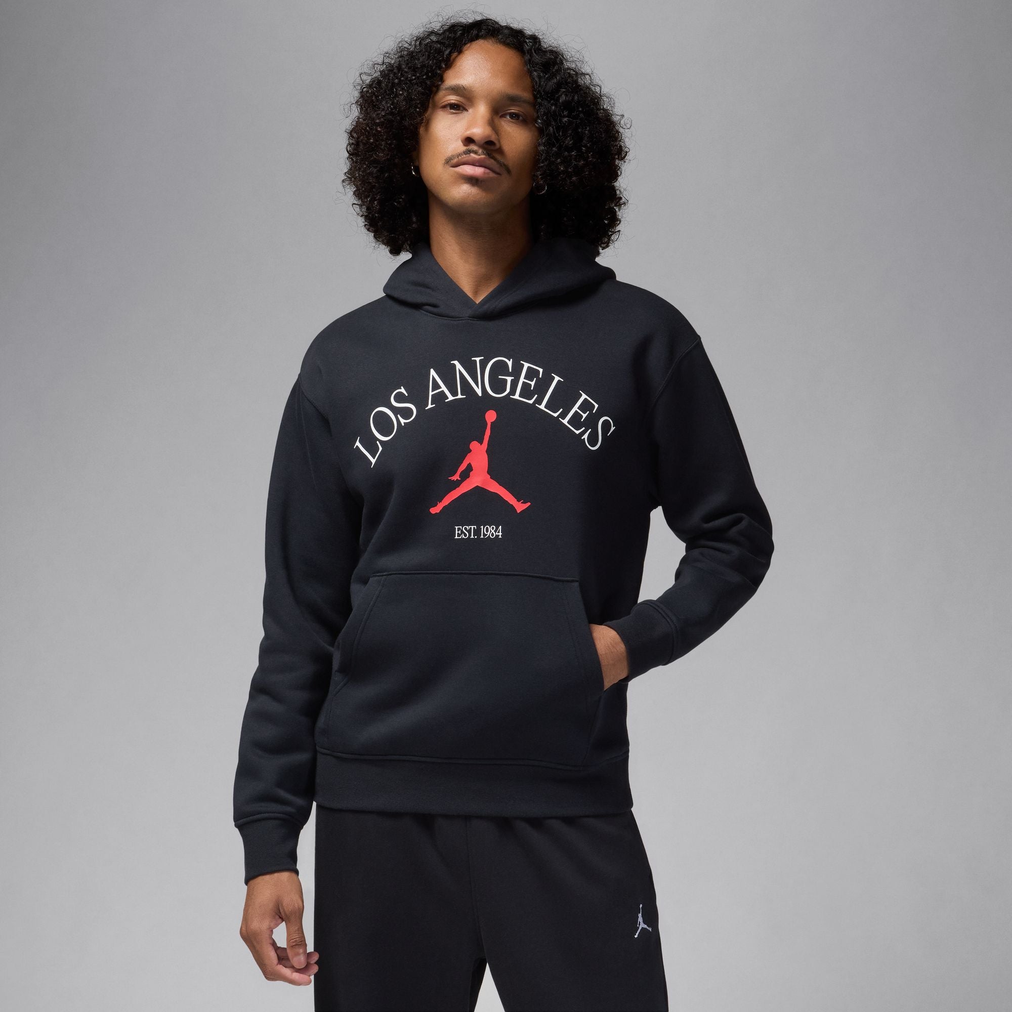 Jordan Los Angeles Pullover Hoodie 'Black'