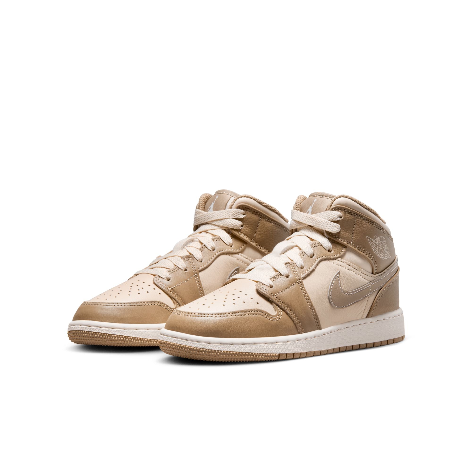 Youth Air Jordan 1 Mid 'Legend Brown'