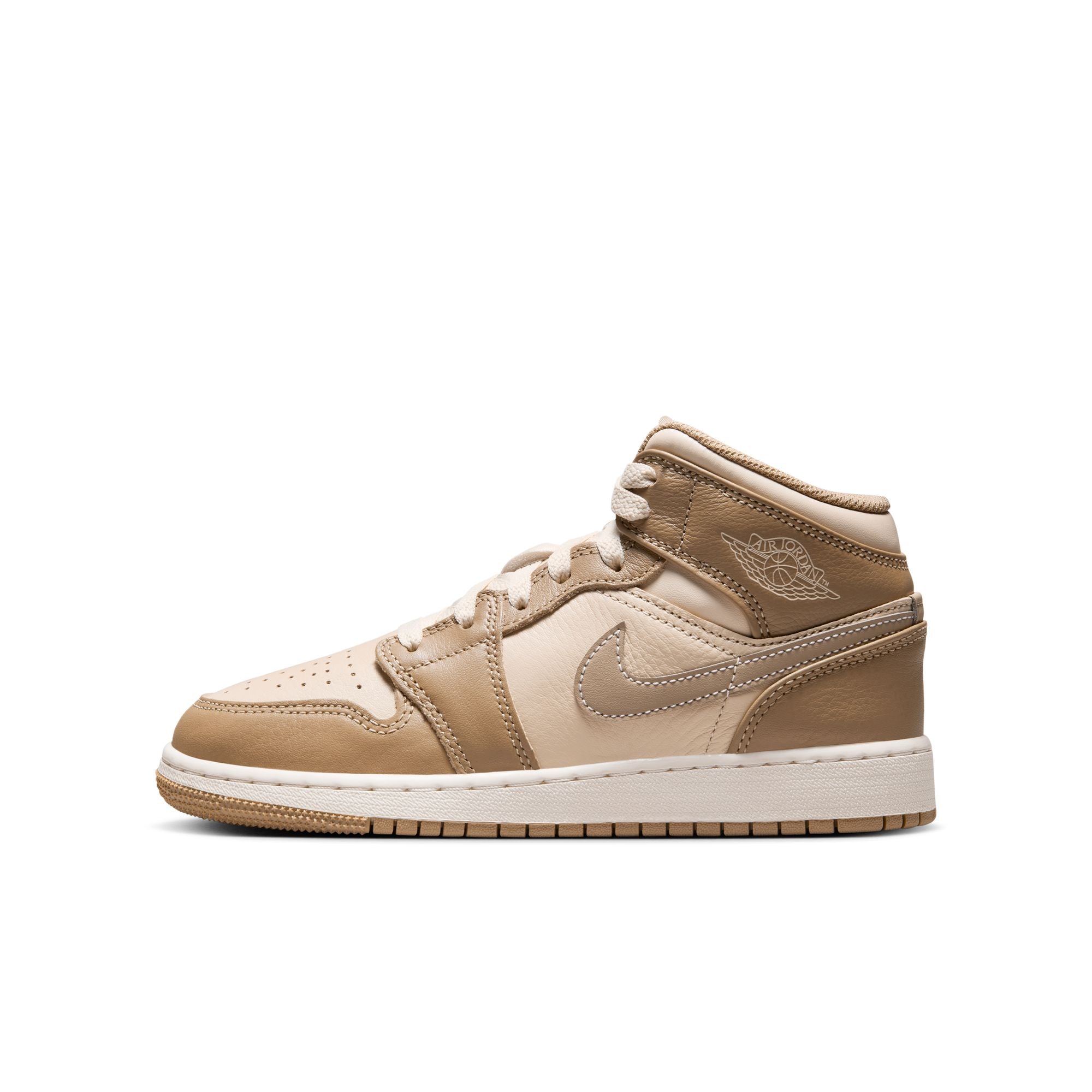 Youth Air Jordan 1 Mid 'Legend Brown'