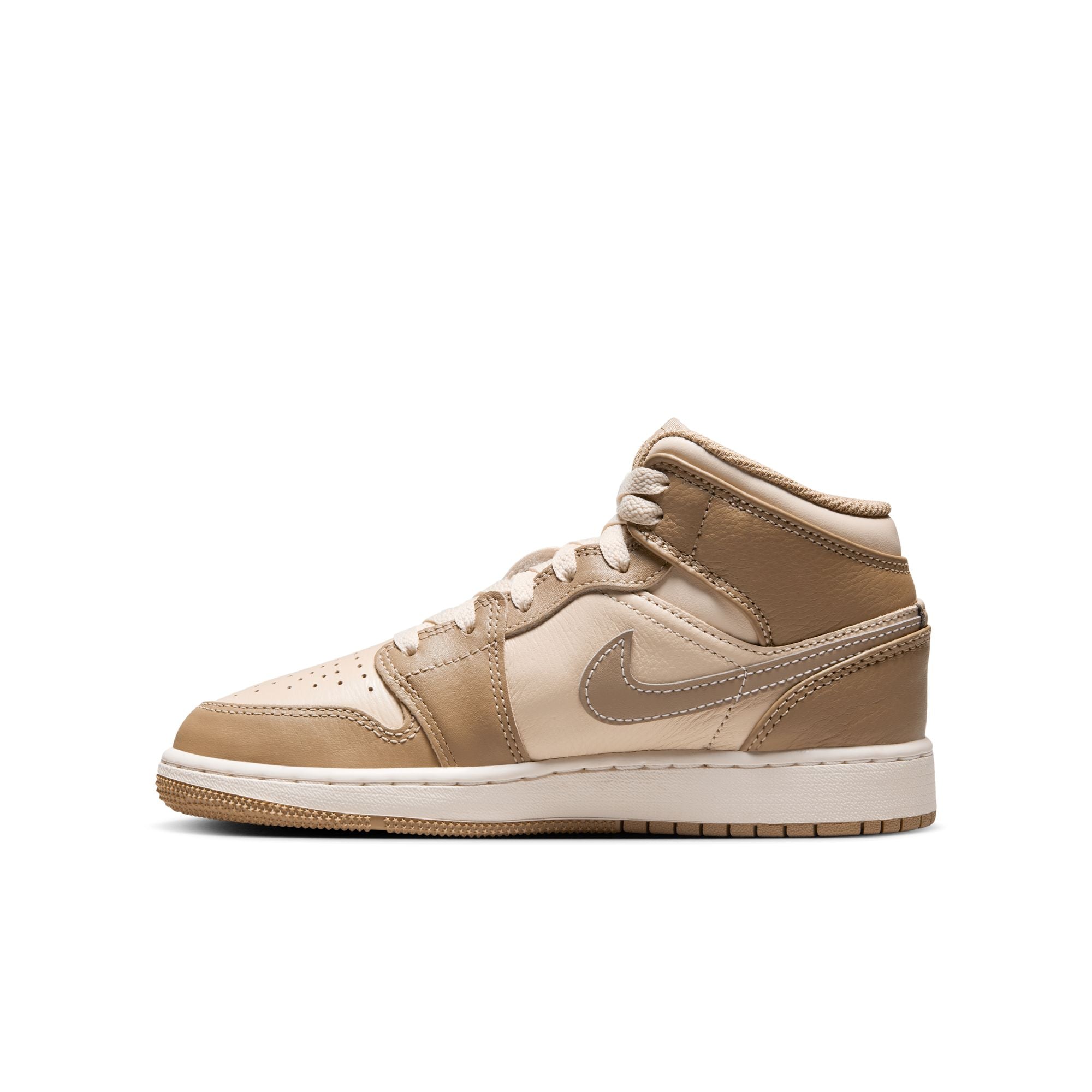 Youth Air Jordan 1 Mid 'Legend Brown'
