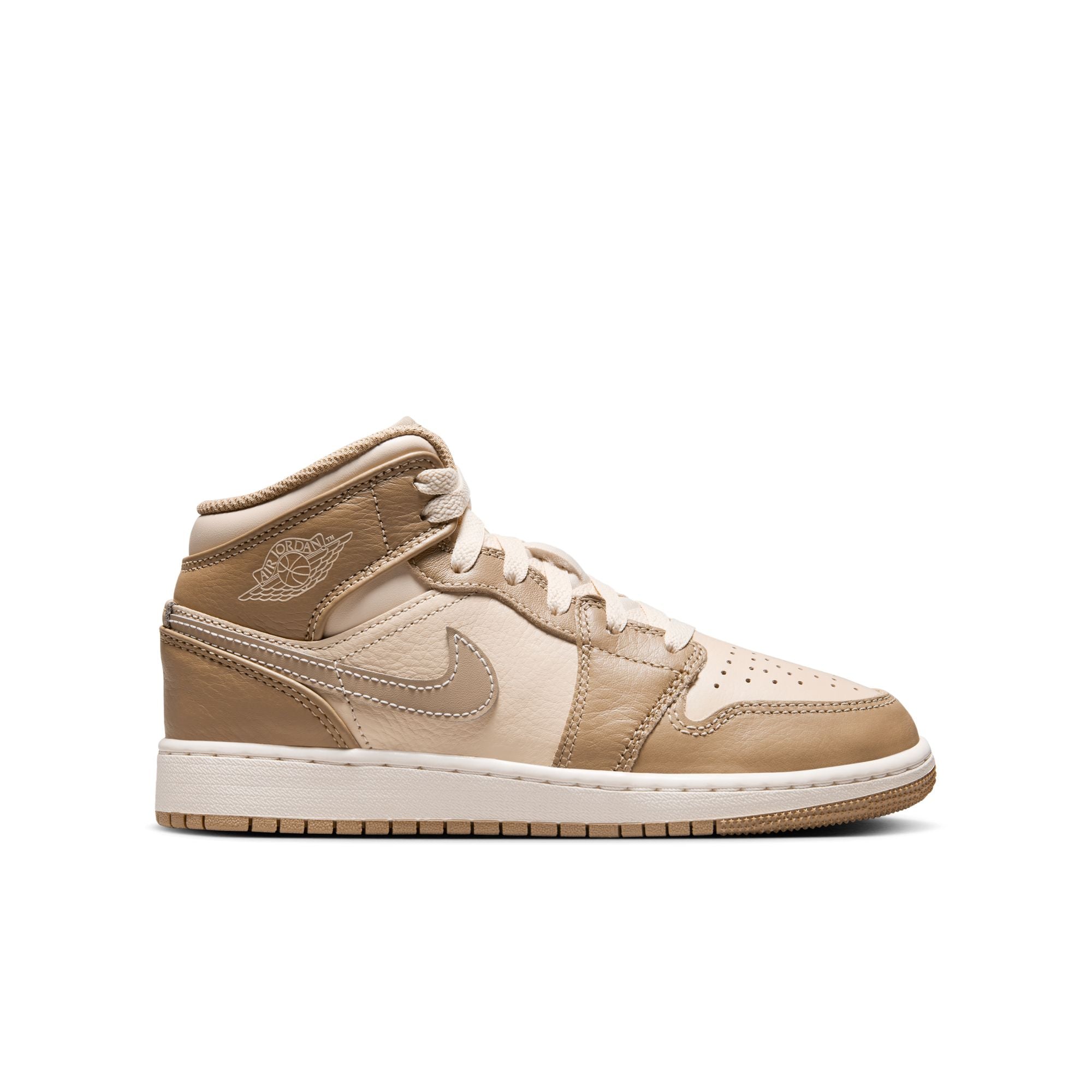 Youth Air Jordan 1 Mid 'Legend Brown'