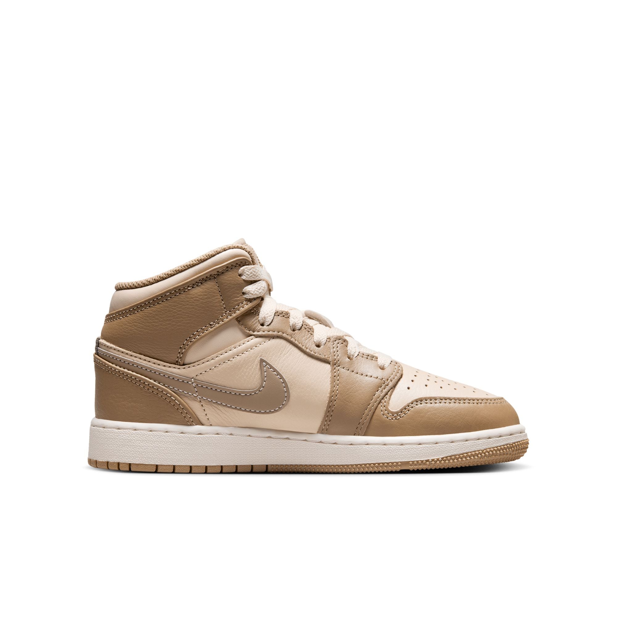 Youth Air Jordan 1 Mid 'Legend Brown'