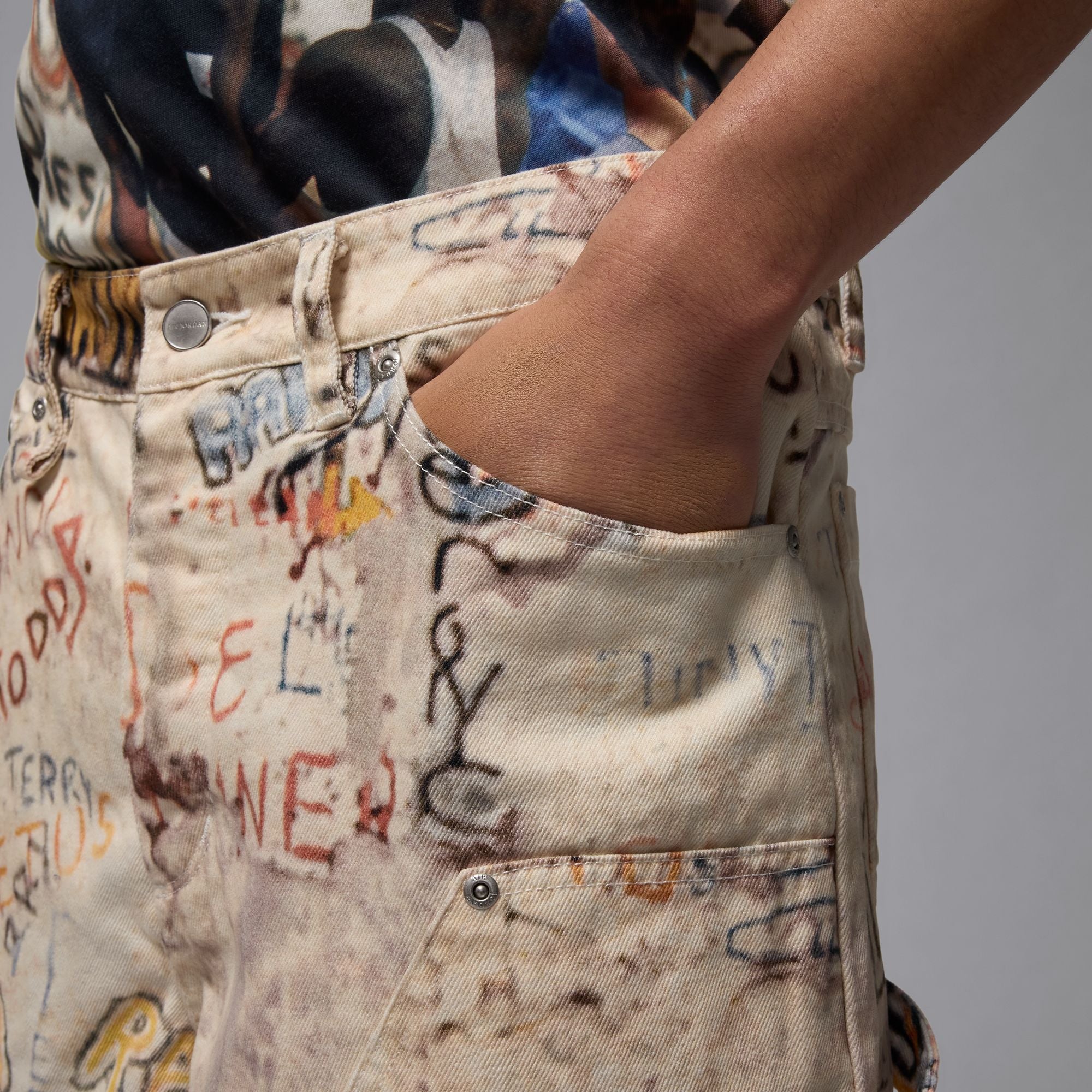 Air Jordan Printed Shorts 'Sail'