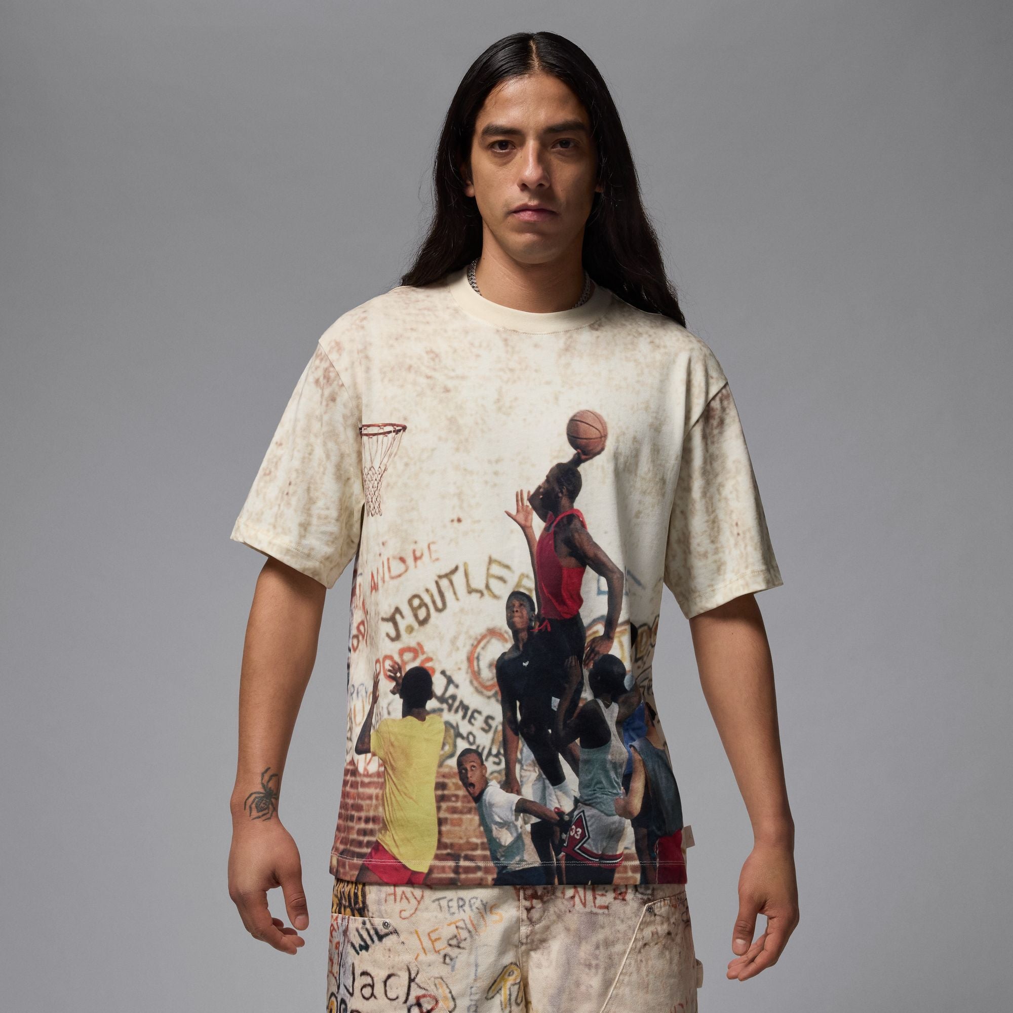 Air Jordan 85 Men's Graphic T-Shirt ‘Sail/Legend Light Brown/Redstone'