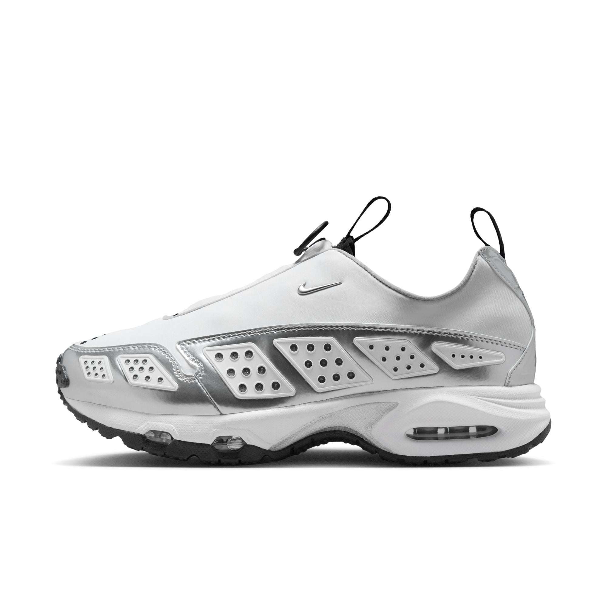 Womens Nike Air Max SNDR 'White/Metallic Silver-Black'