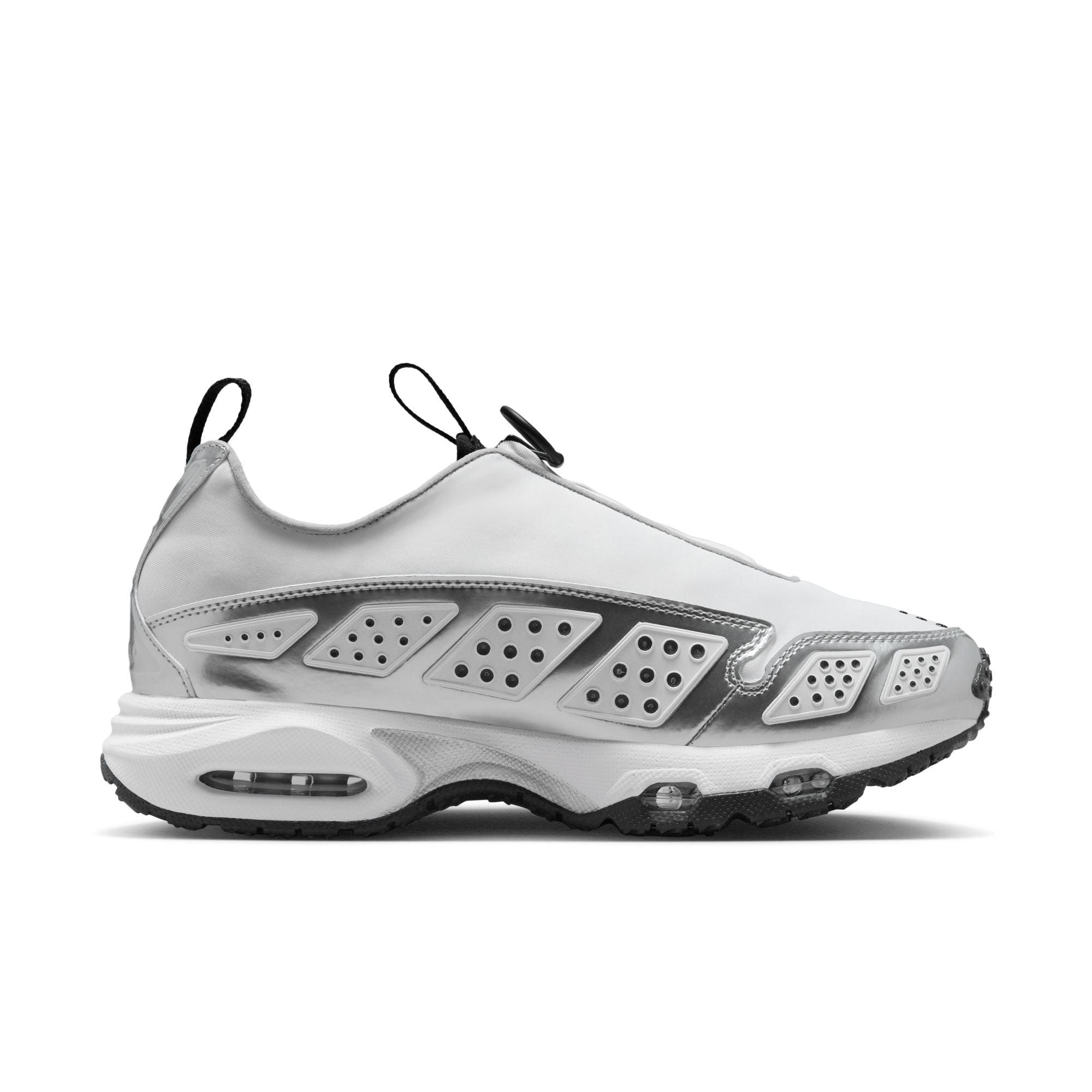 Womens Nike Air Max SNDR 'White/Metallic Silver-Black'
