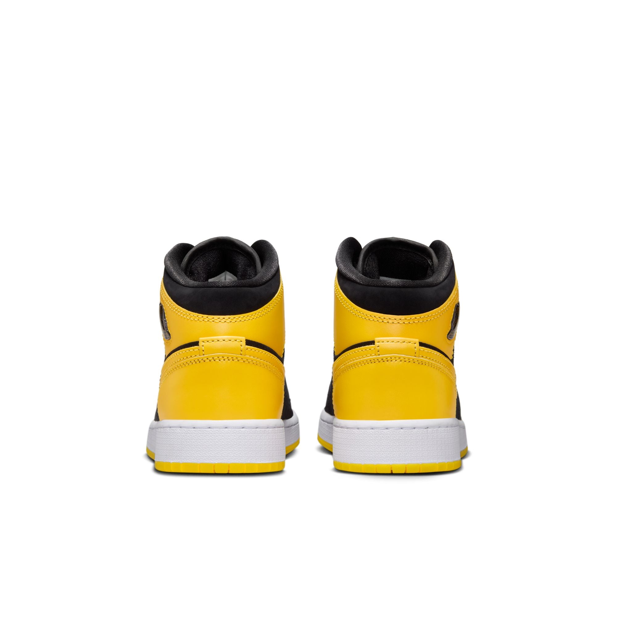 Youth Air Jordan 1 Mid SE ‘Black/Varsity Maize'