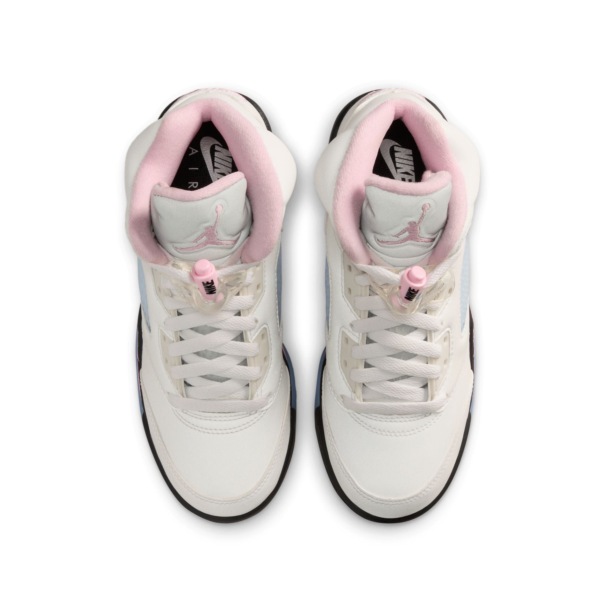 Youth Air Jordan 5 Retro 'White/Med Soft Pink'