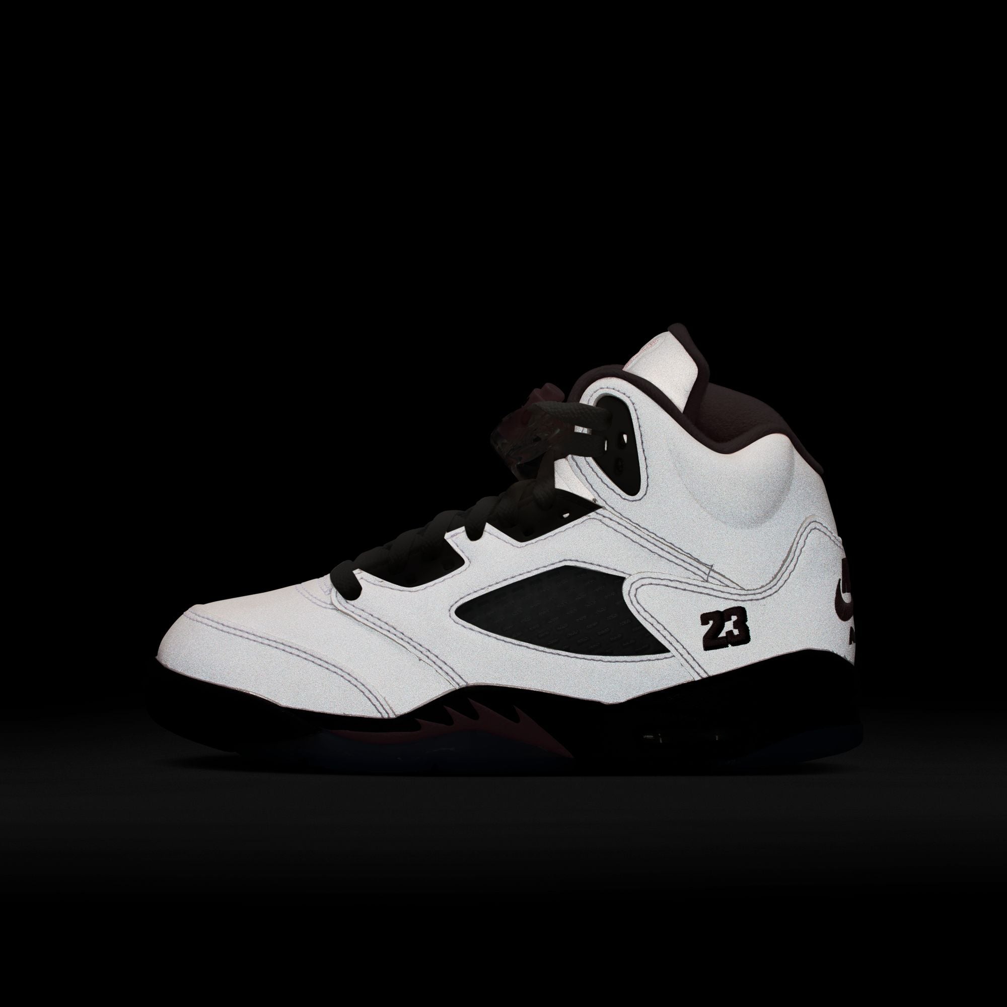 Youth Air Jordan 5 Retro 'White/Med Soft Pink'