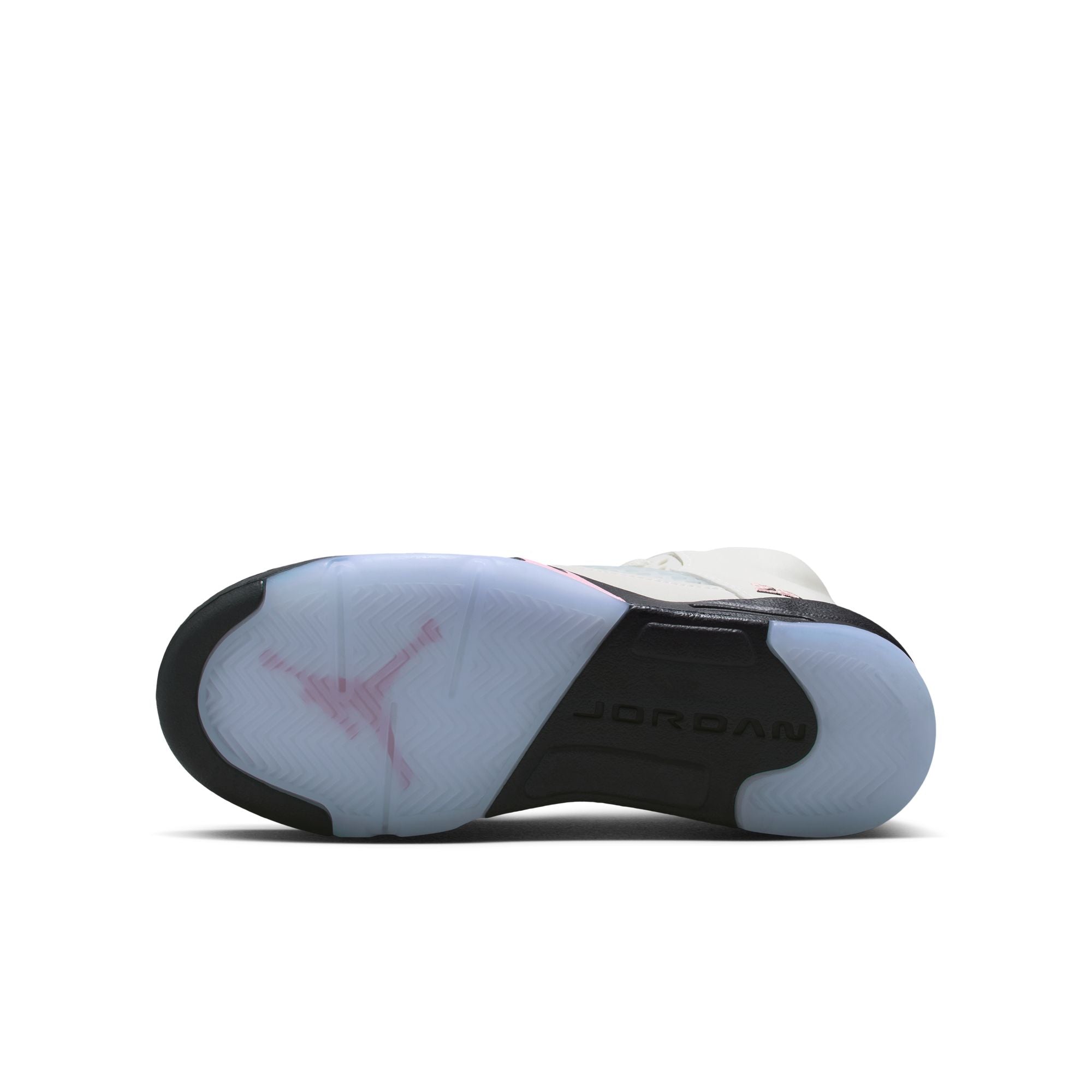 Youth Air Jordan 5 Retro 'White/Med Soft Pink'
