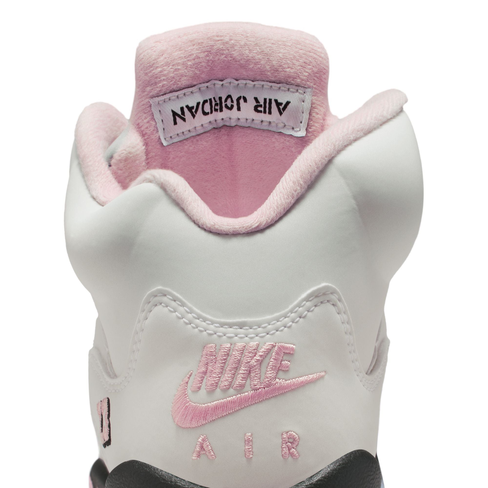 Youth Air Jordan 5 Retro 'White/Med Soft Pink'