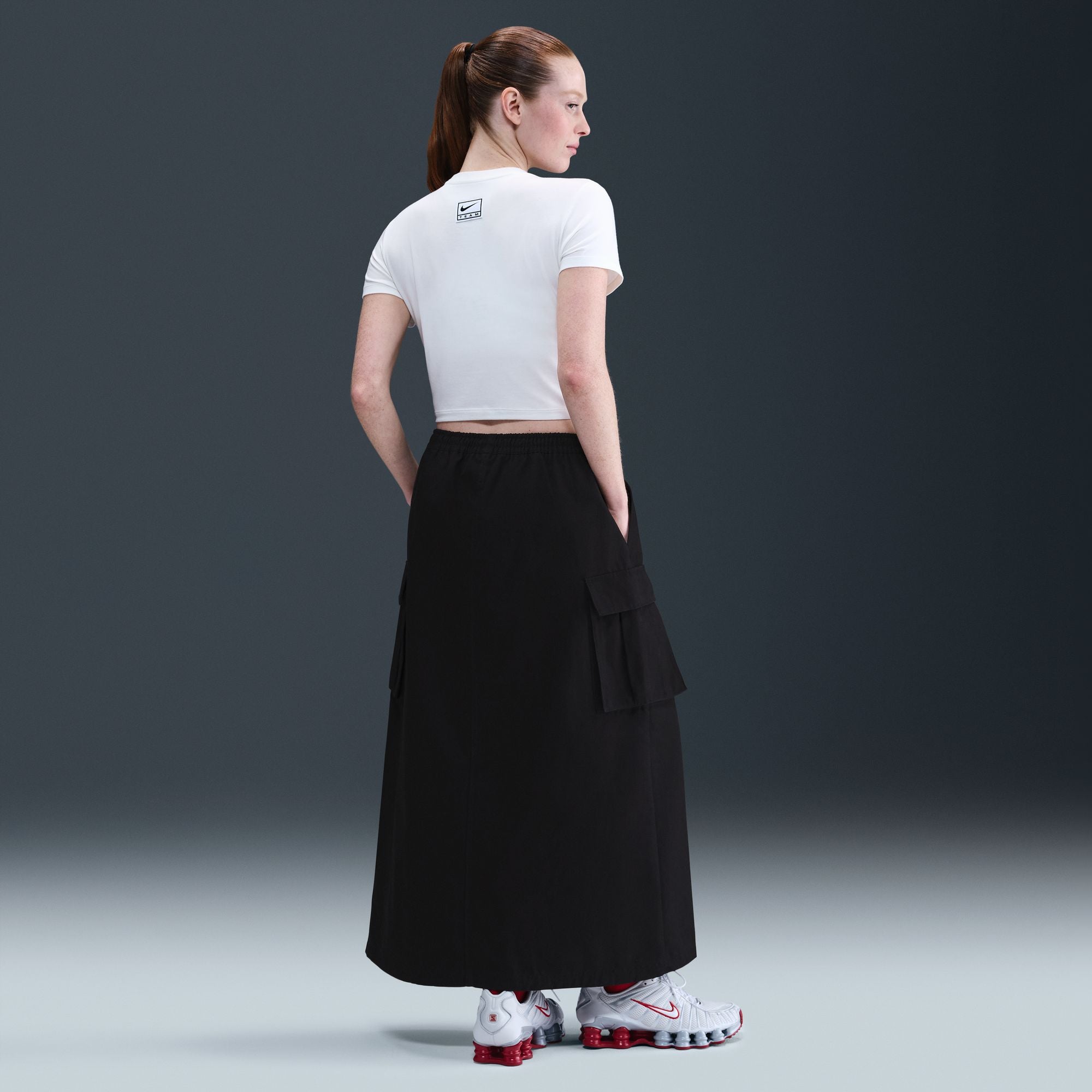 Women Nike Sportswear Loose Cargo Skirt 'Black'