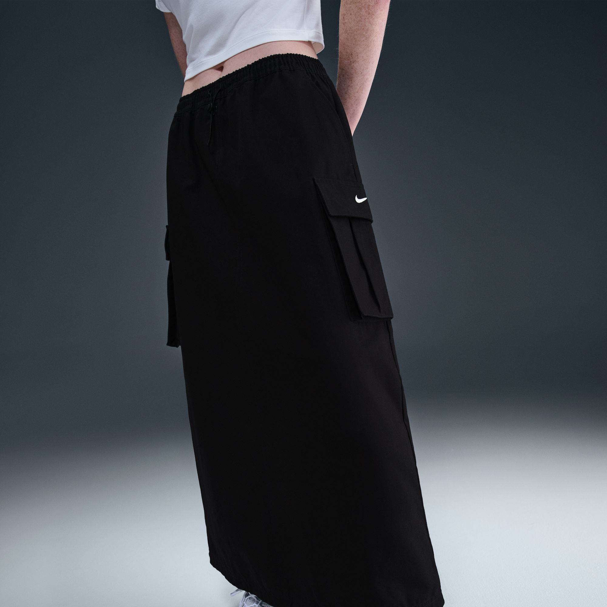 Women Nike Sportswear Loose Cargo Skirt 'Black'