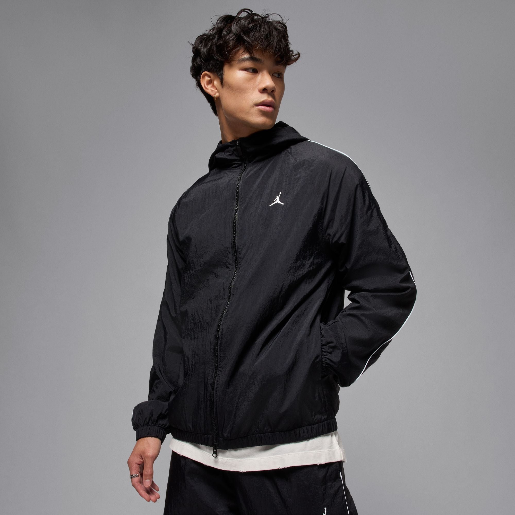 Jordan Sport Classic Men's Hooded Jacket 'Black'