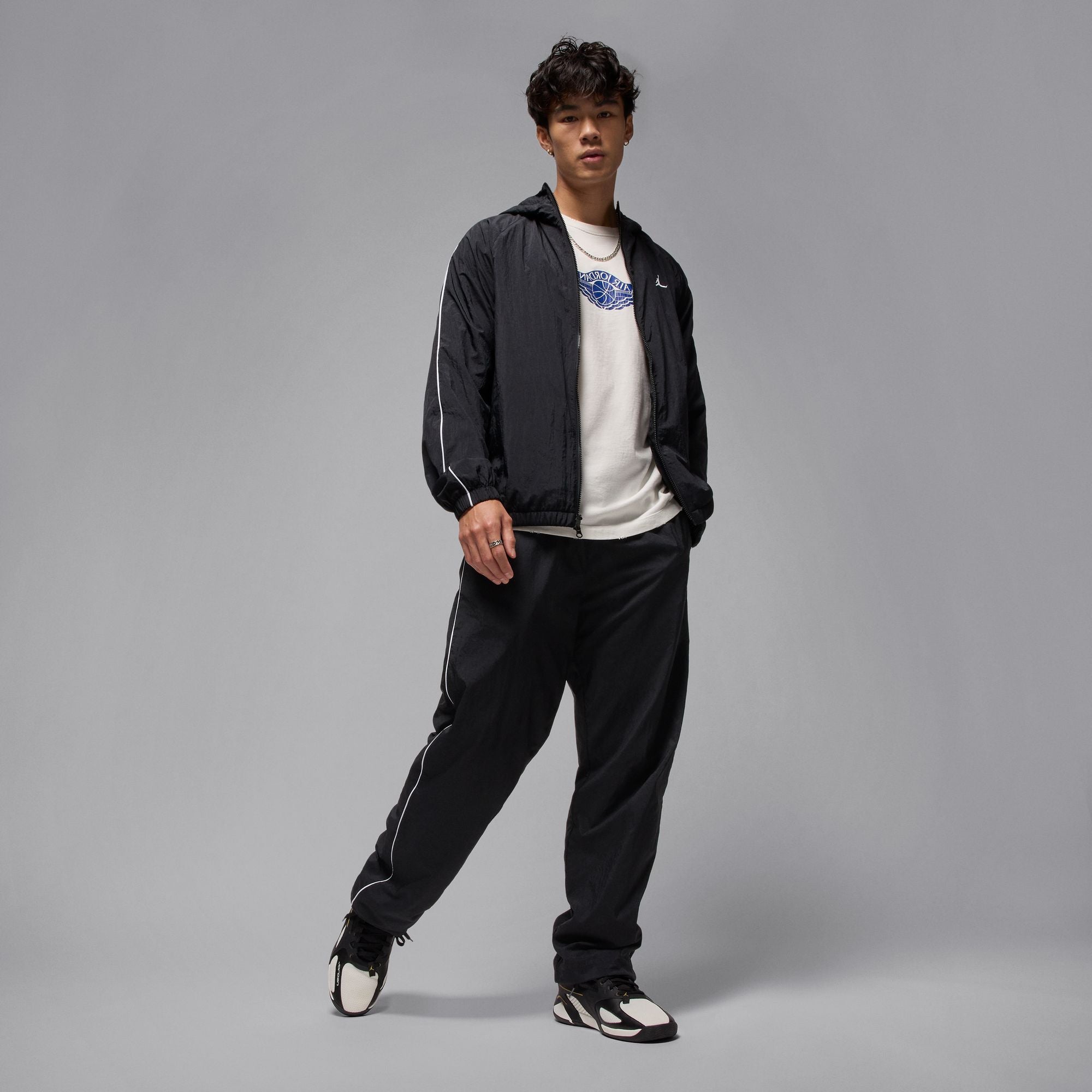 Jordan Sport Classic Men's Hooded Jacket 'Black'