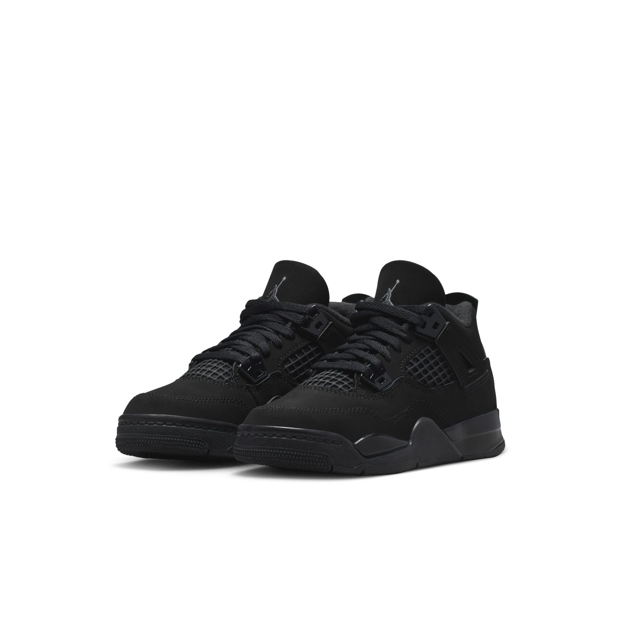 Youth Jordan 4 Retro "Black Cat" (Little Kids)